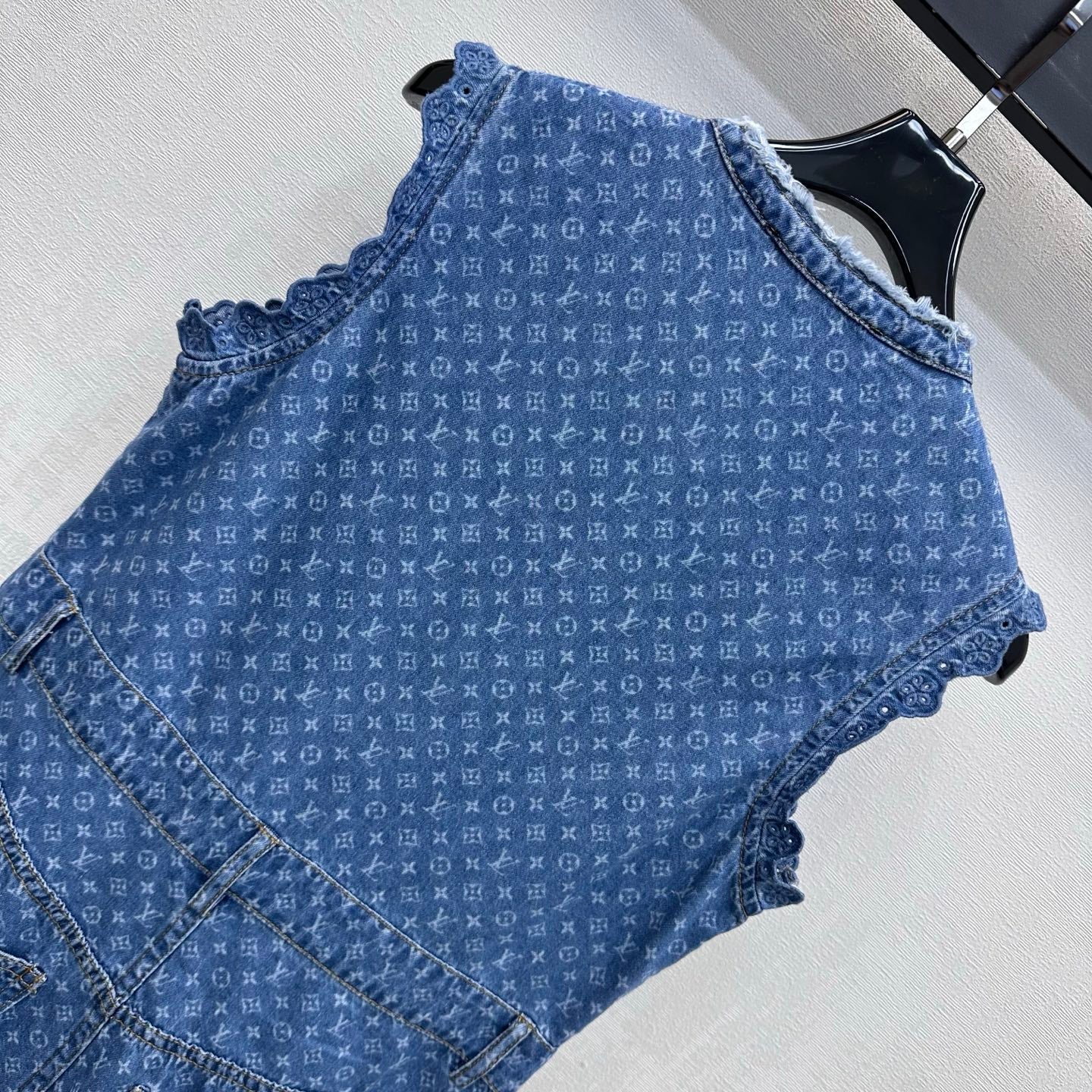 Louis Vuitton / 26 New Denim Vest Dress