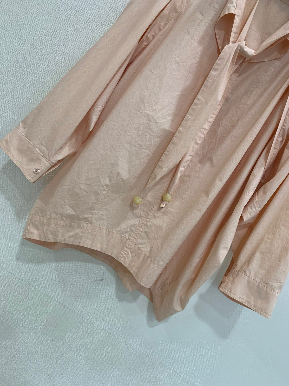 Lemaire/Loose-Fit Cotton Tie Shirt