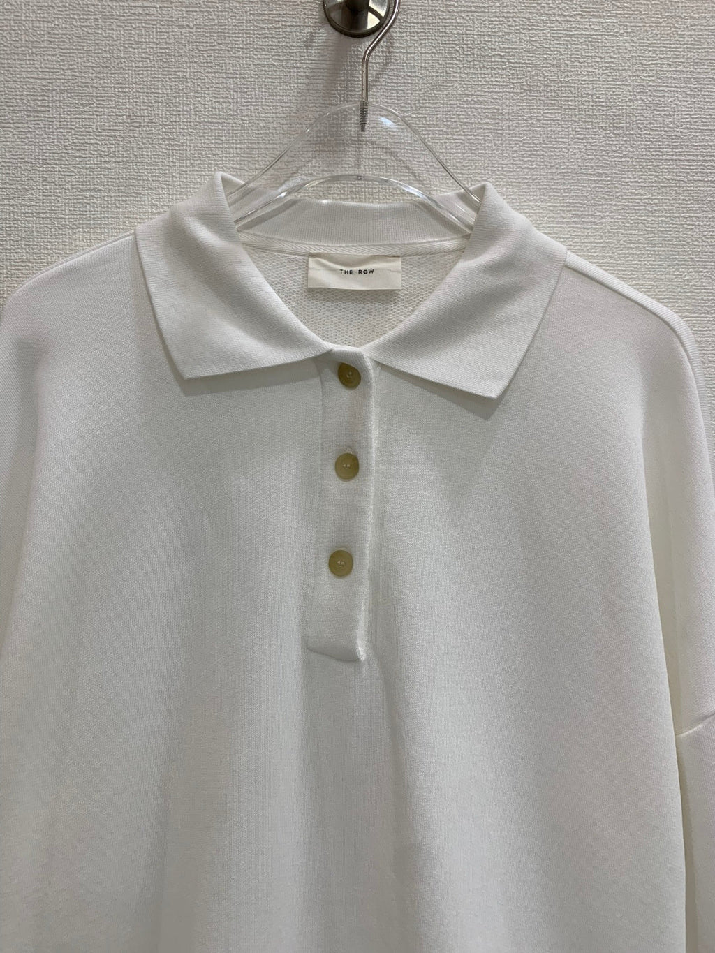 The Row/26 Button-Up Long Sleeve Sweatshirt