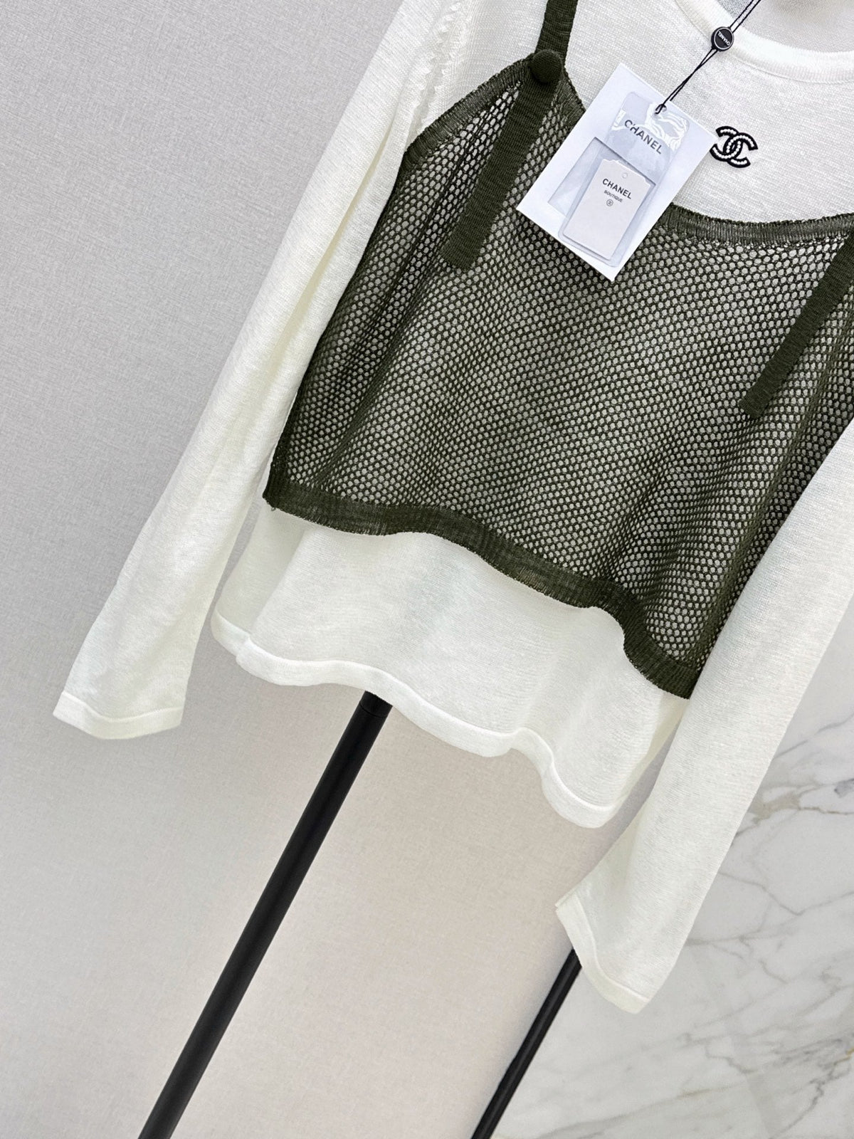 Chanel/26 Latest Two-Piece Set – Long Sleeve & Camisole