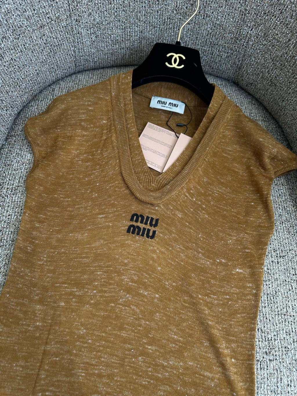 MiuMiu/26 Summer New Sleeveless Knit