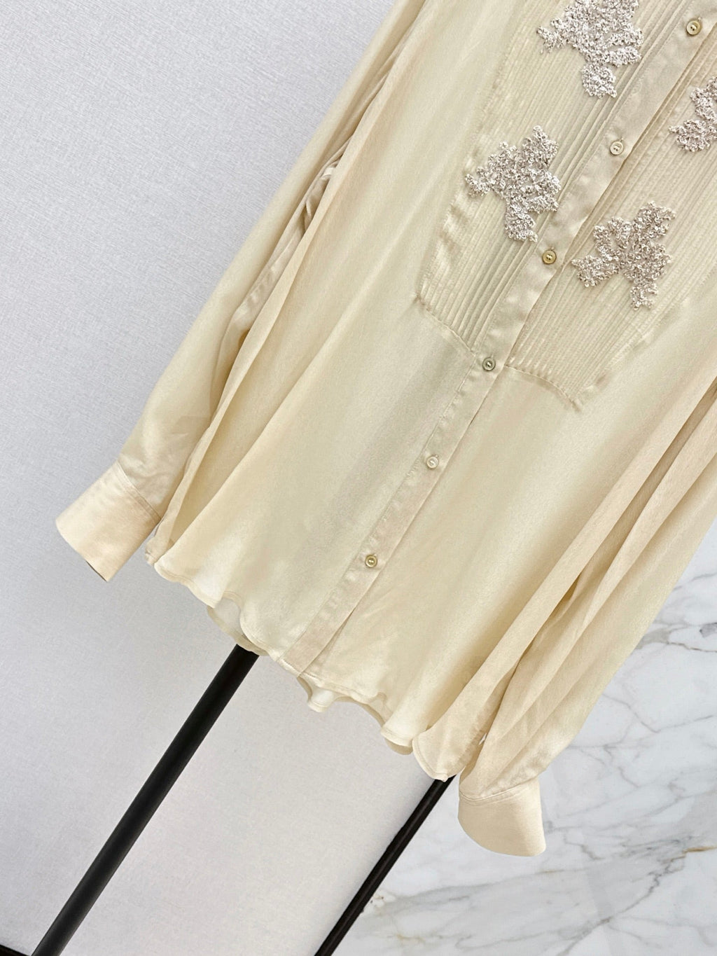 Brunello Cucinelli/26SS New Stand-Collar Shirt