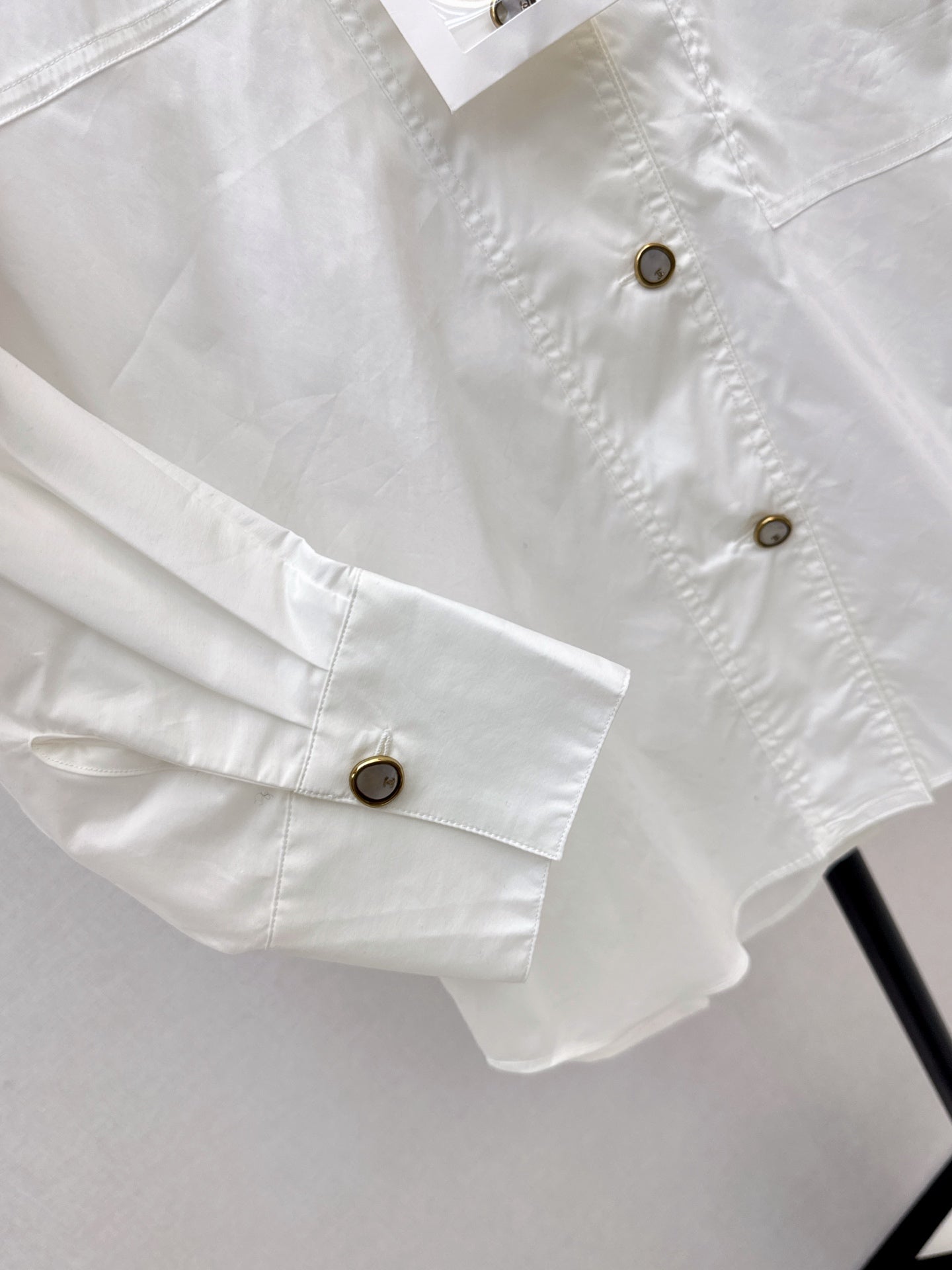 Long-Sleeve Collared Shirt