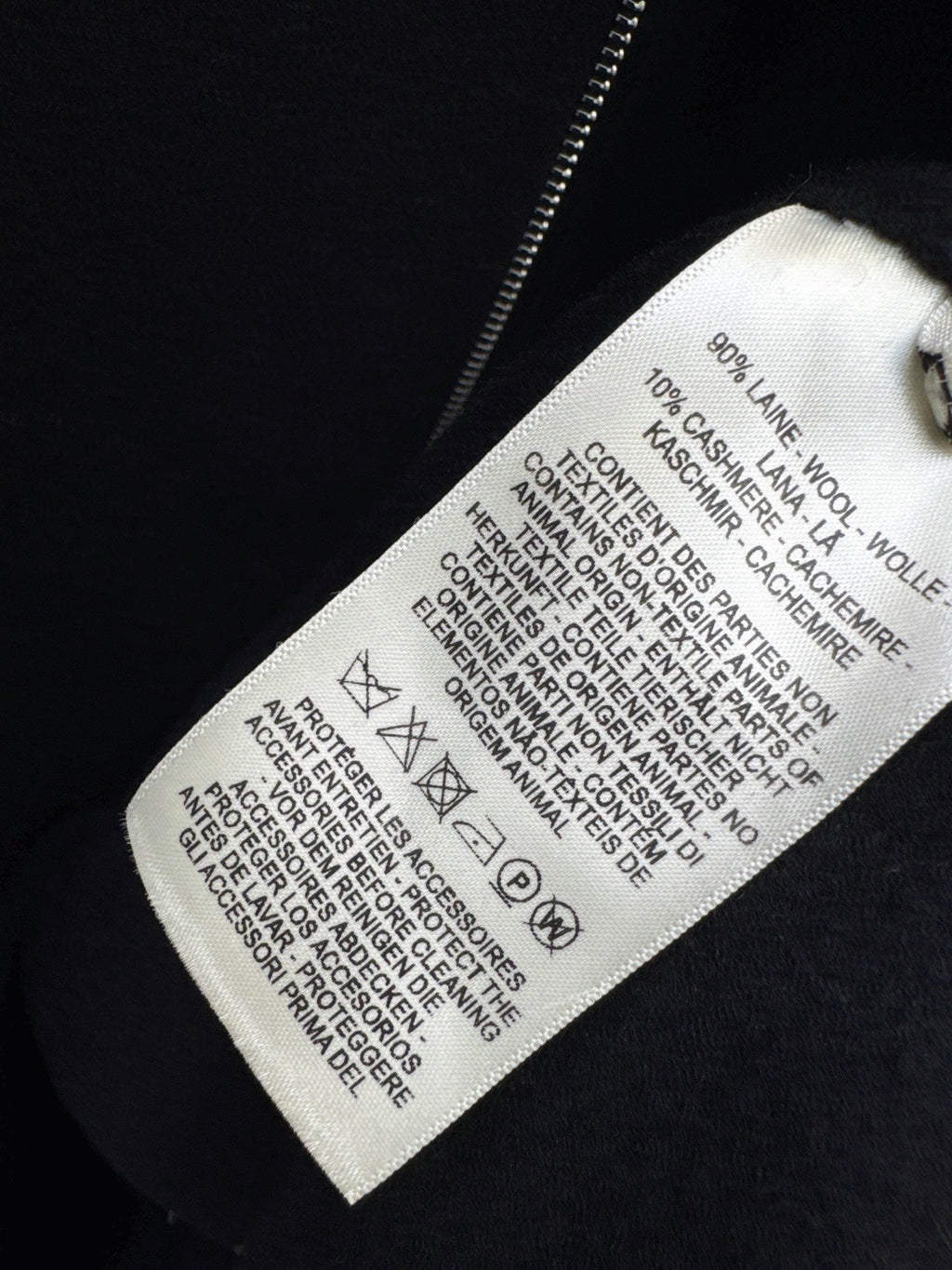Hermès/26 Early Autumn New Double-Faced Round Neck Long Coat