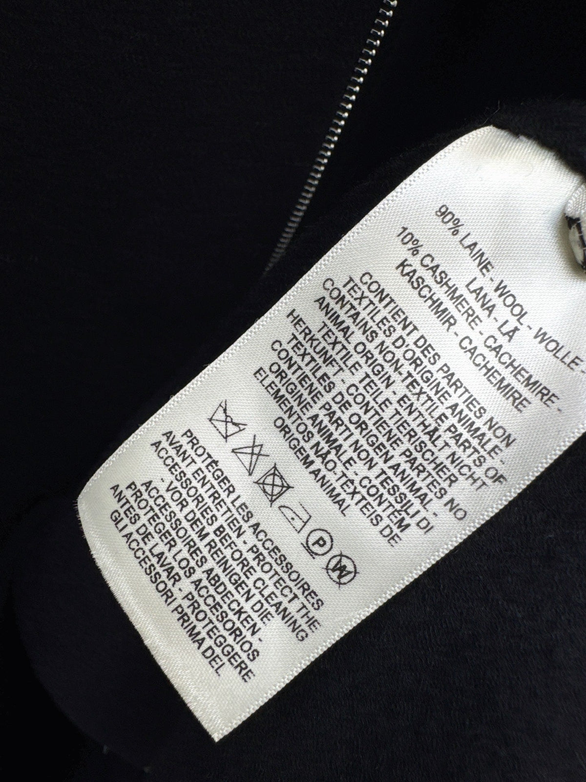 Hermès/26 Early Autumn New Double-Faced Round Neck Long Coat