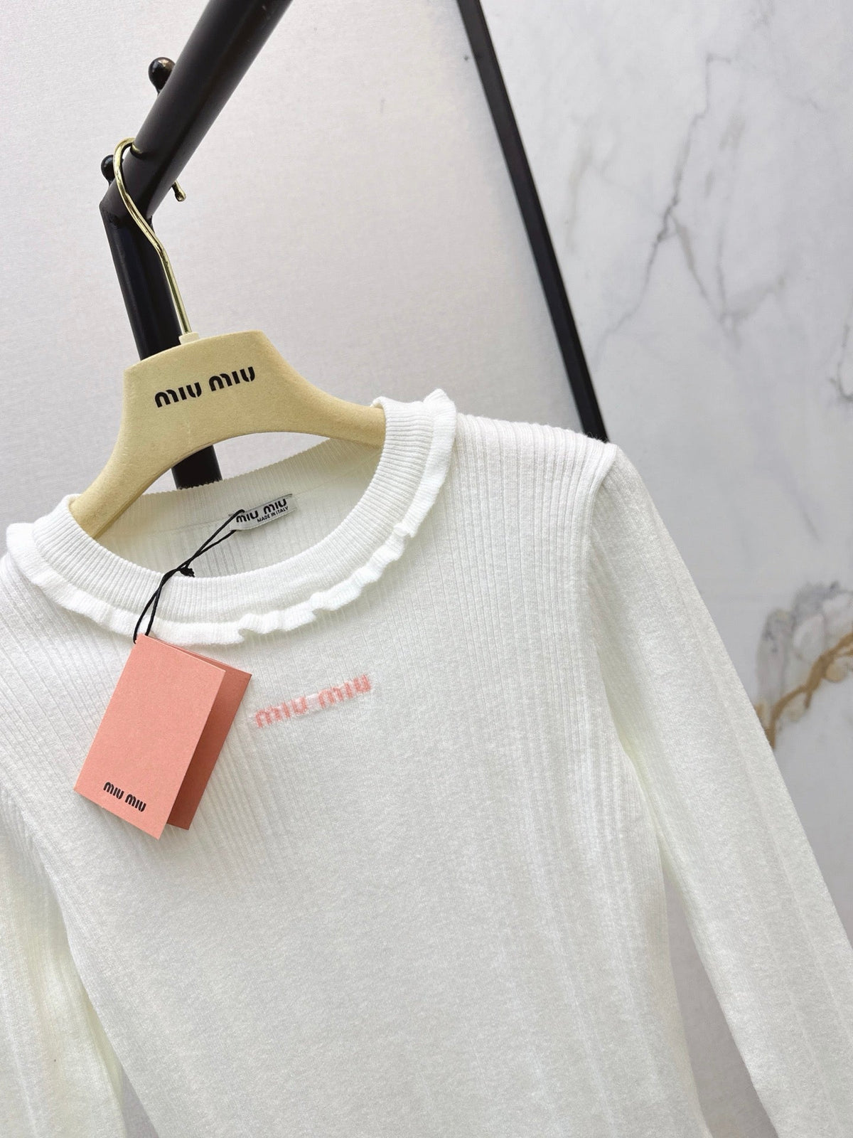 MiuMiu/26Ss Early Autumn Latest Knit Top