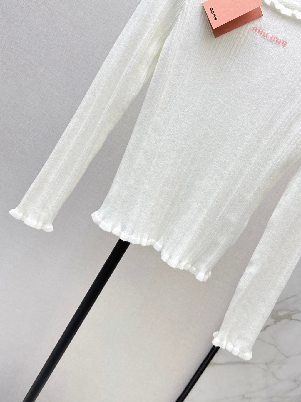 MiuMiu/26Ss Early Autumn Latest Knit Top