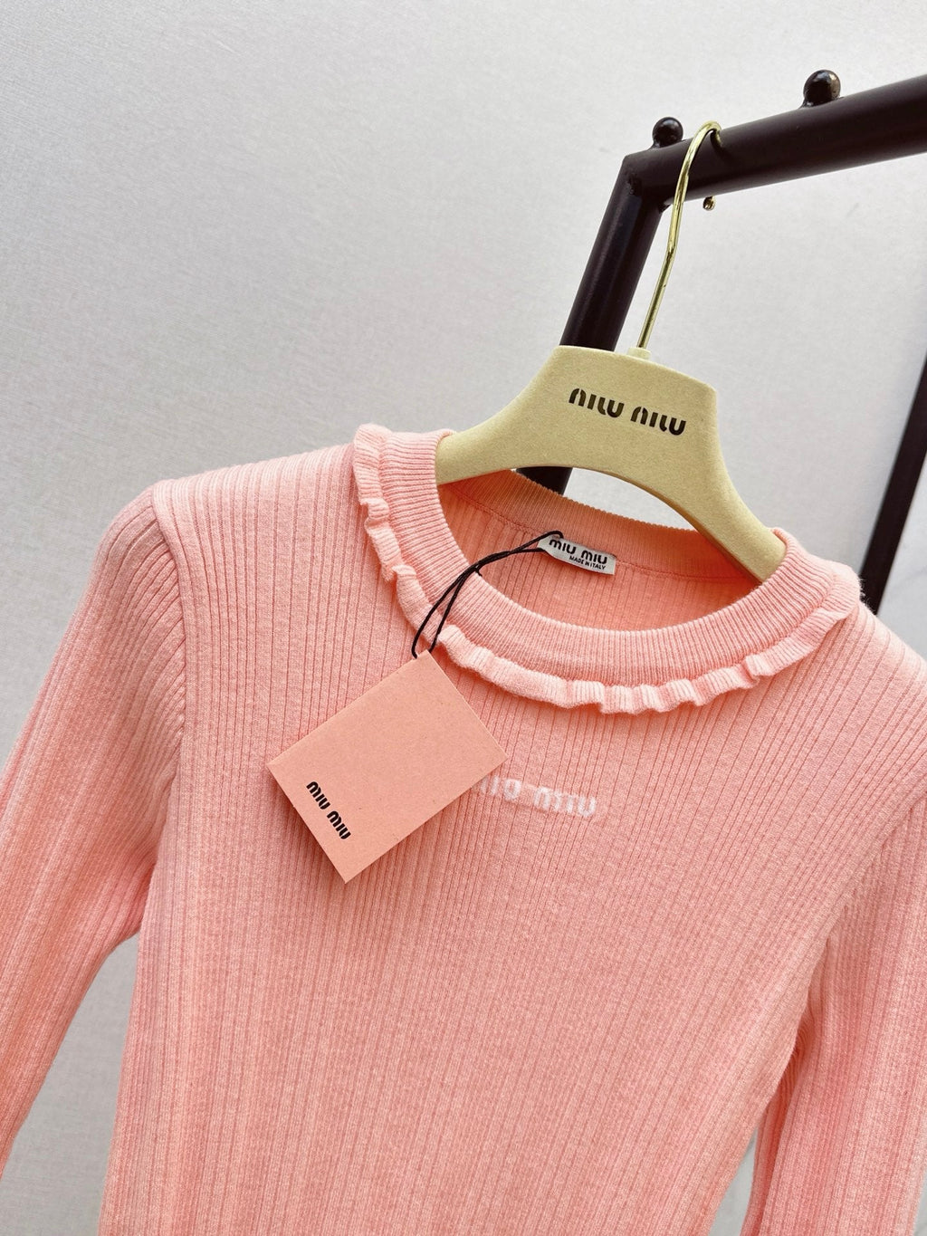 MiuMiu/26Ss Early Autumn Latest Knit Top