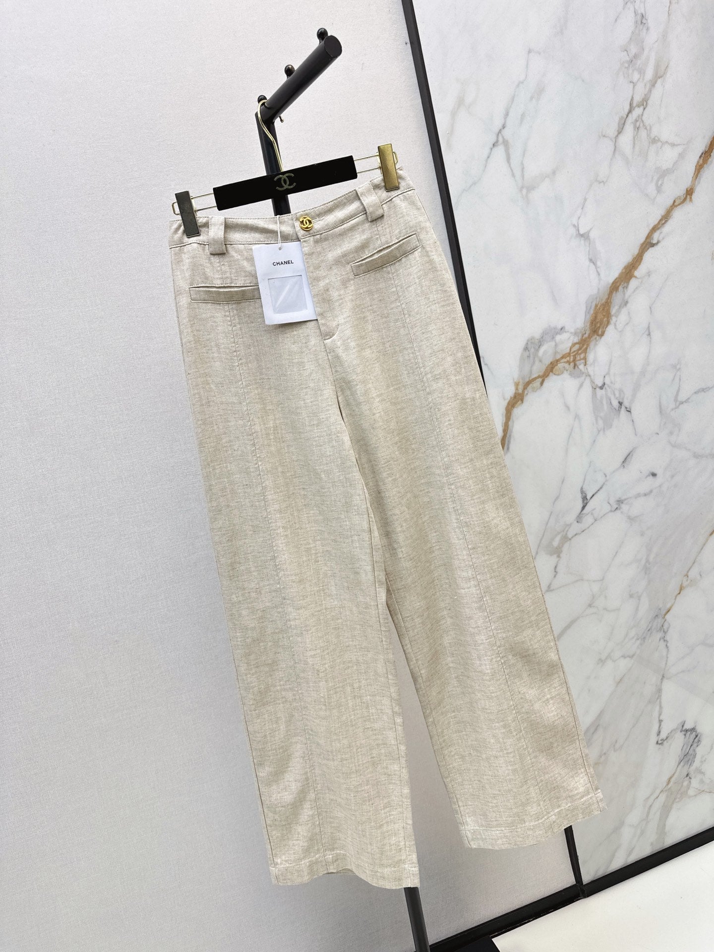 Chanel/26 Early Autumn Latest Straight-Leg Pants