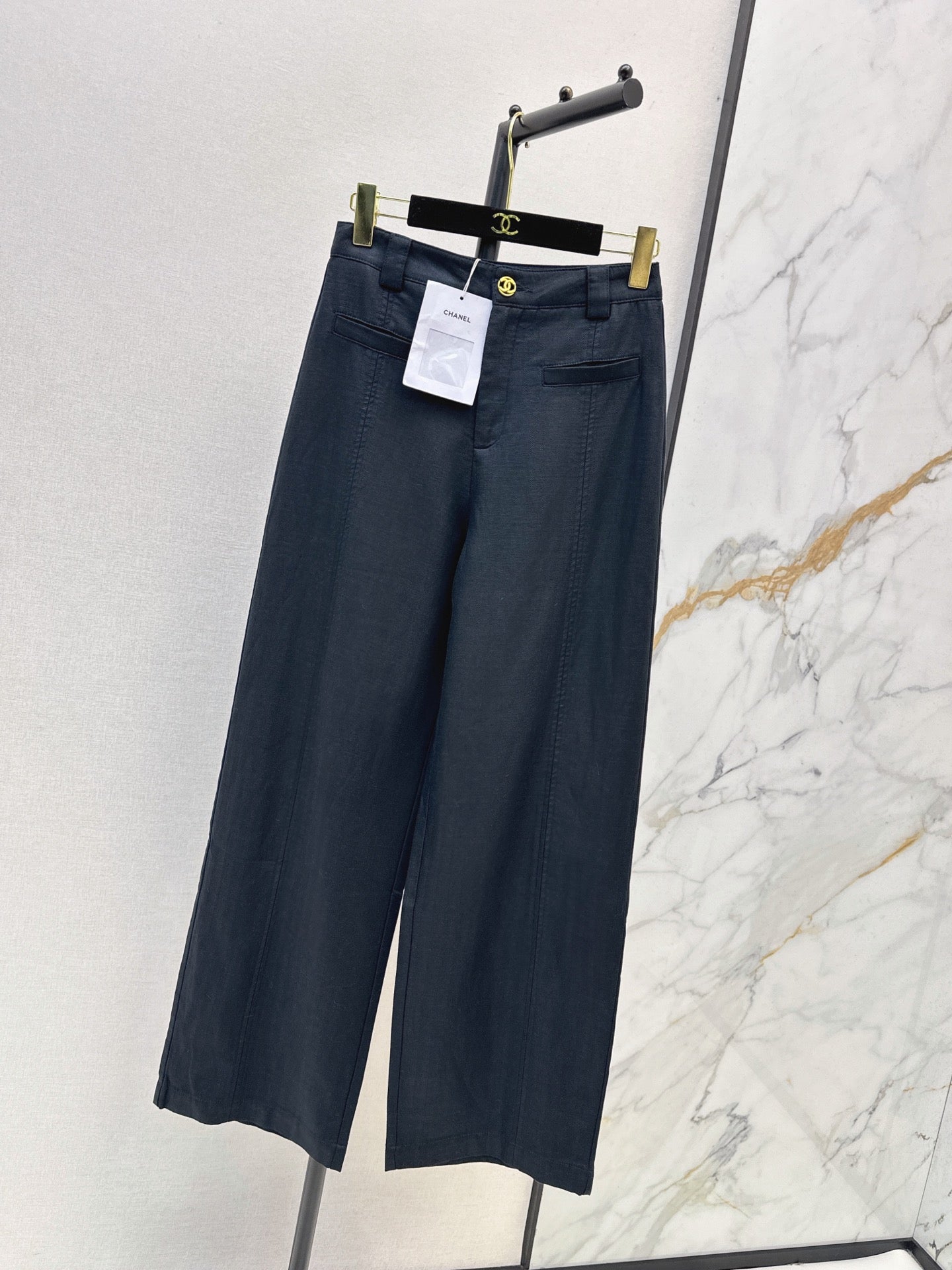 Chanel/26 Early Autumn Latest Straight-Leg Pants