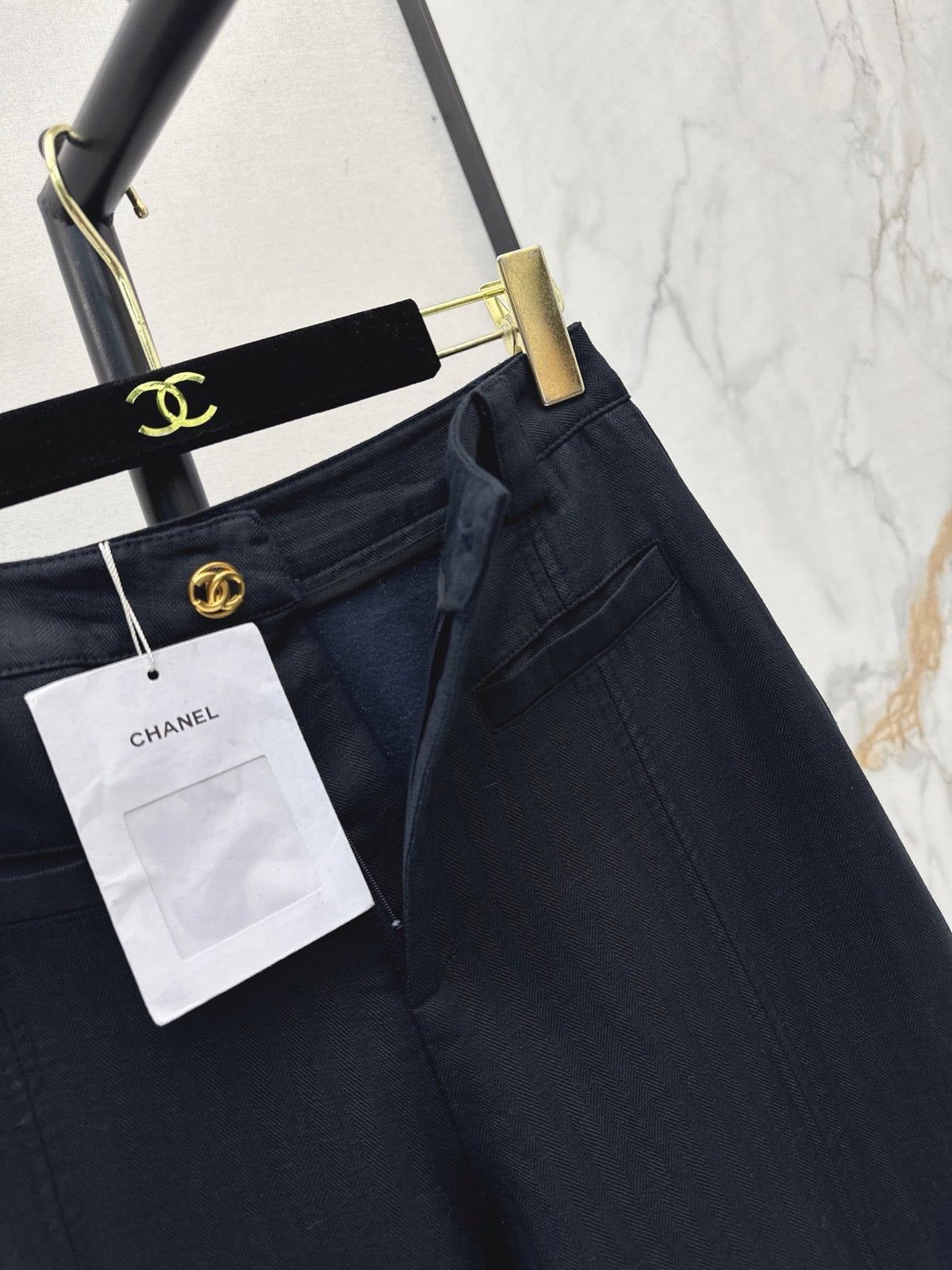 Chanel/26 Early Autumn Latest Straight-Leg Pants