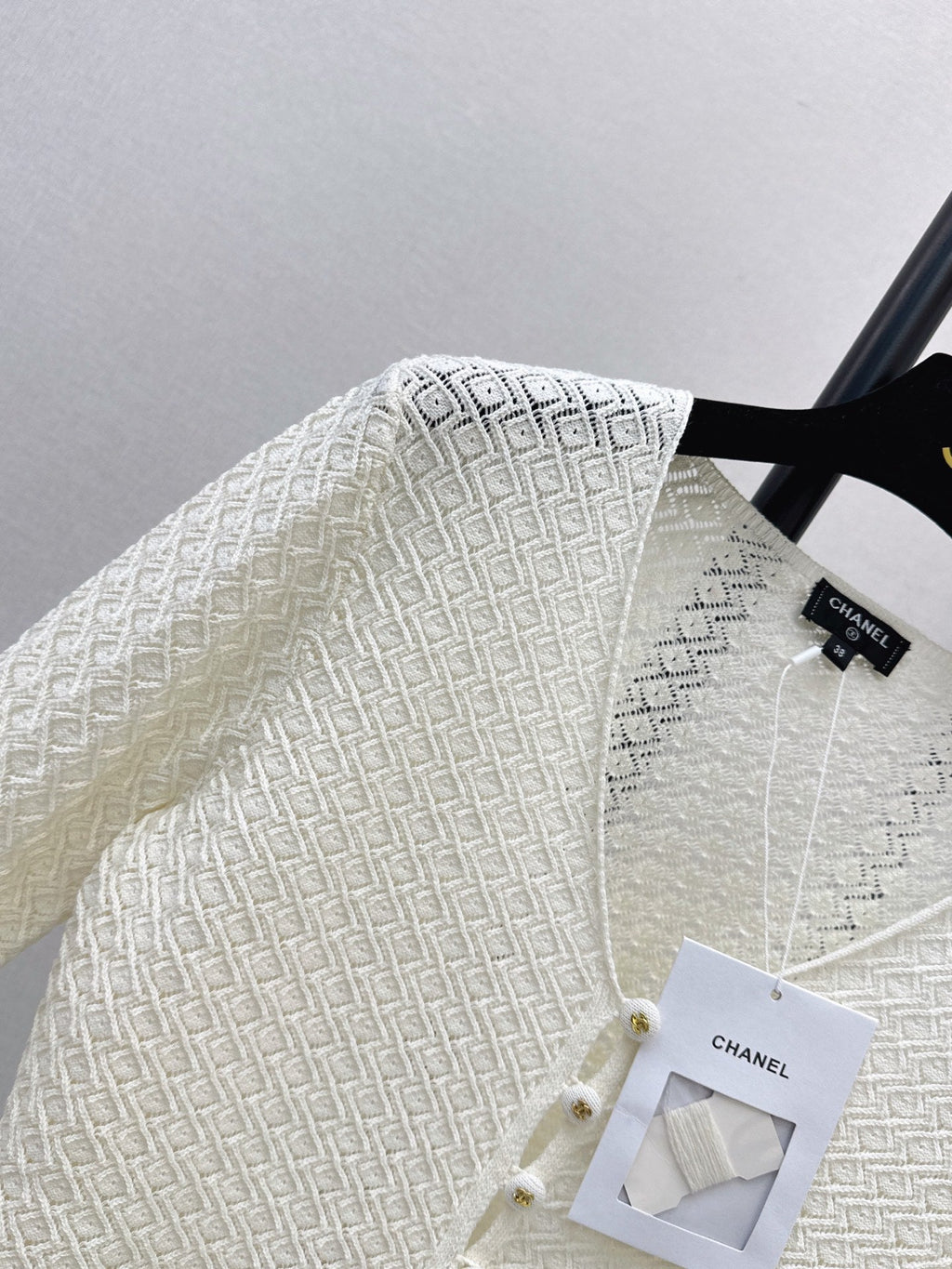 V-Neck Knit Cardigan
