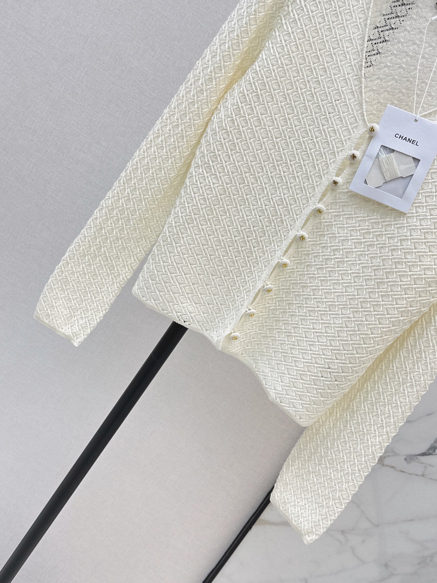 V-Neck Knit Cardigan