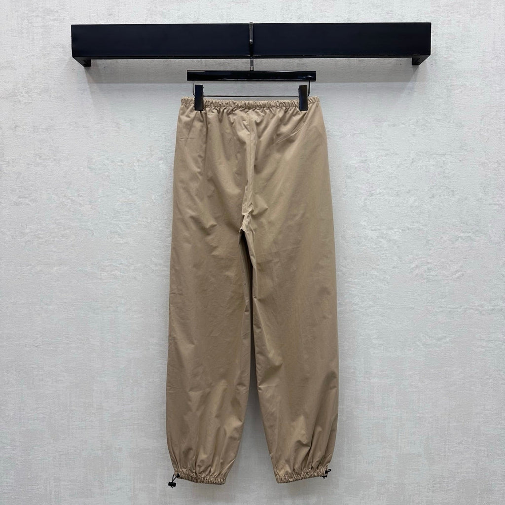 MiuMiu/26 New Embroidered Workwear Jogger Pants