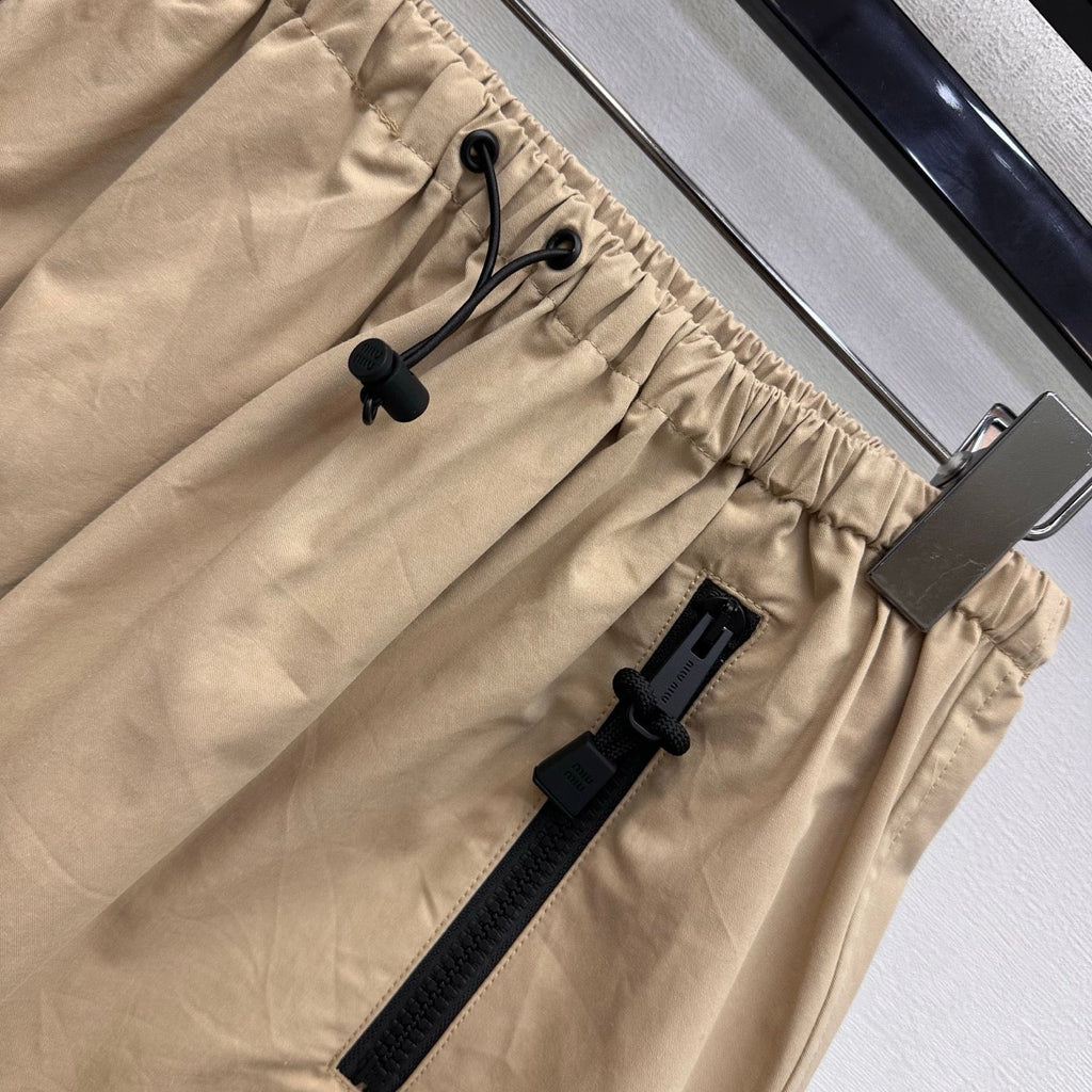 MiuMiu/26 New Embroidered Utility Mini Skirt