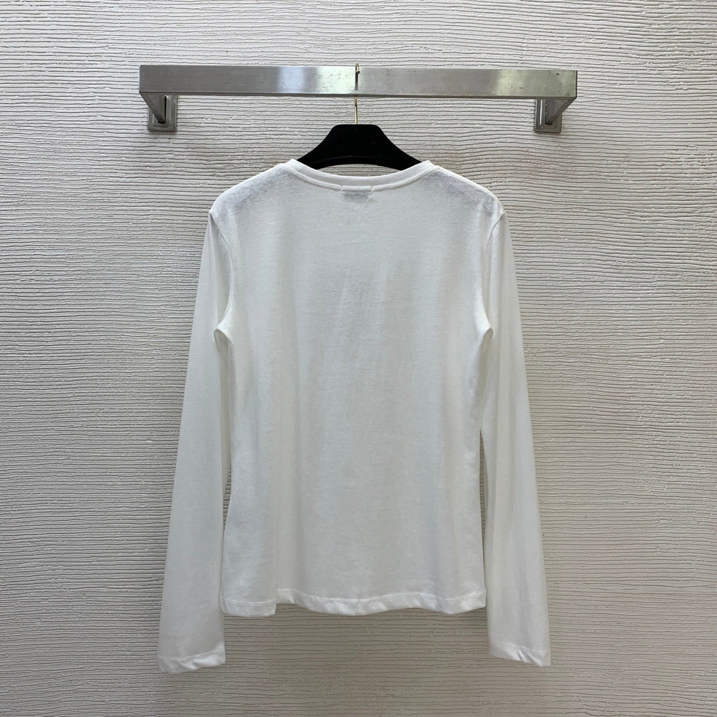 Yves Saint Laurent/26 New Round Neck Long Sleeve
