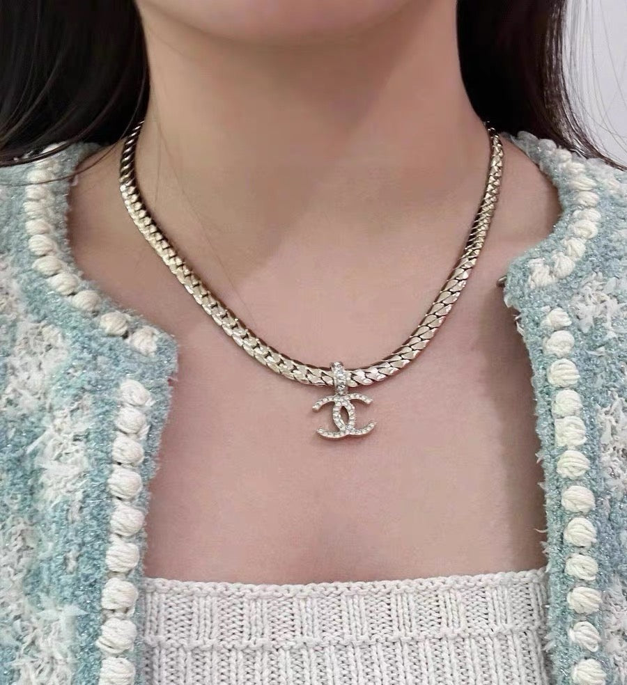Gold Snake Chain Necklace