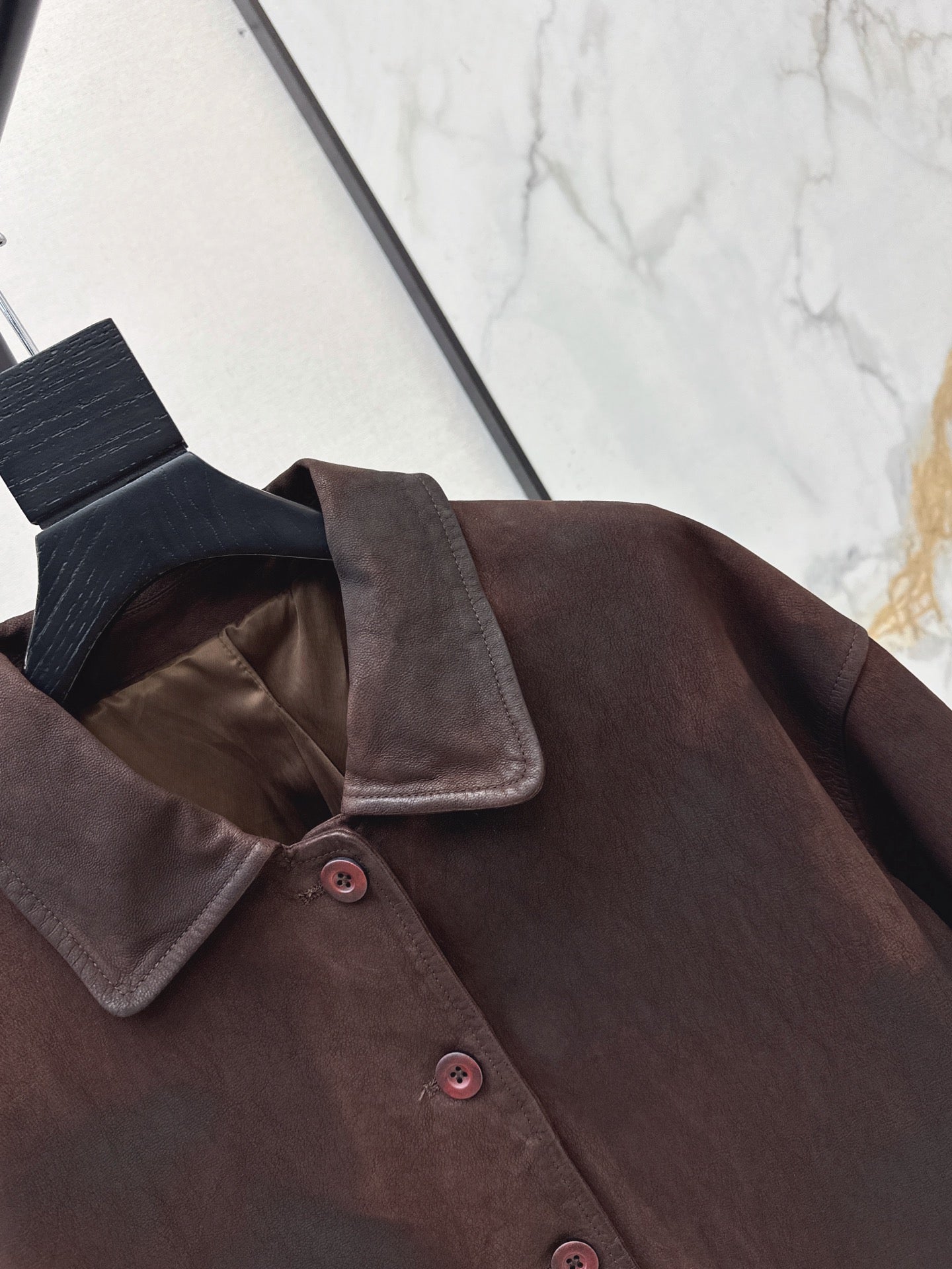 Hermès/26Ss Fall-Winter Latest Lambskin Jacket