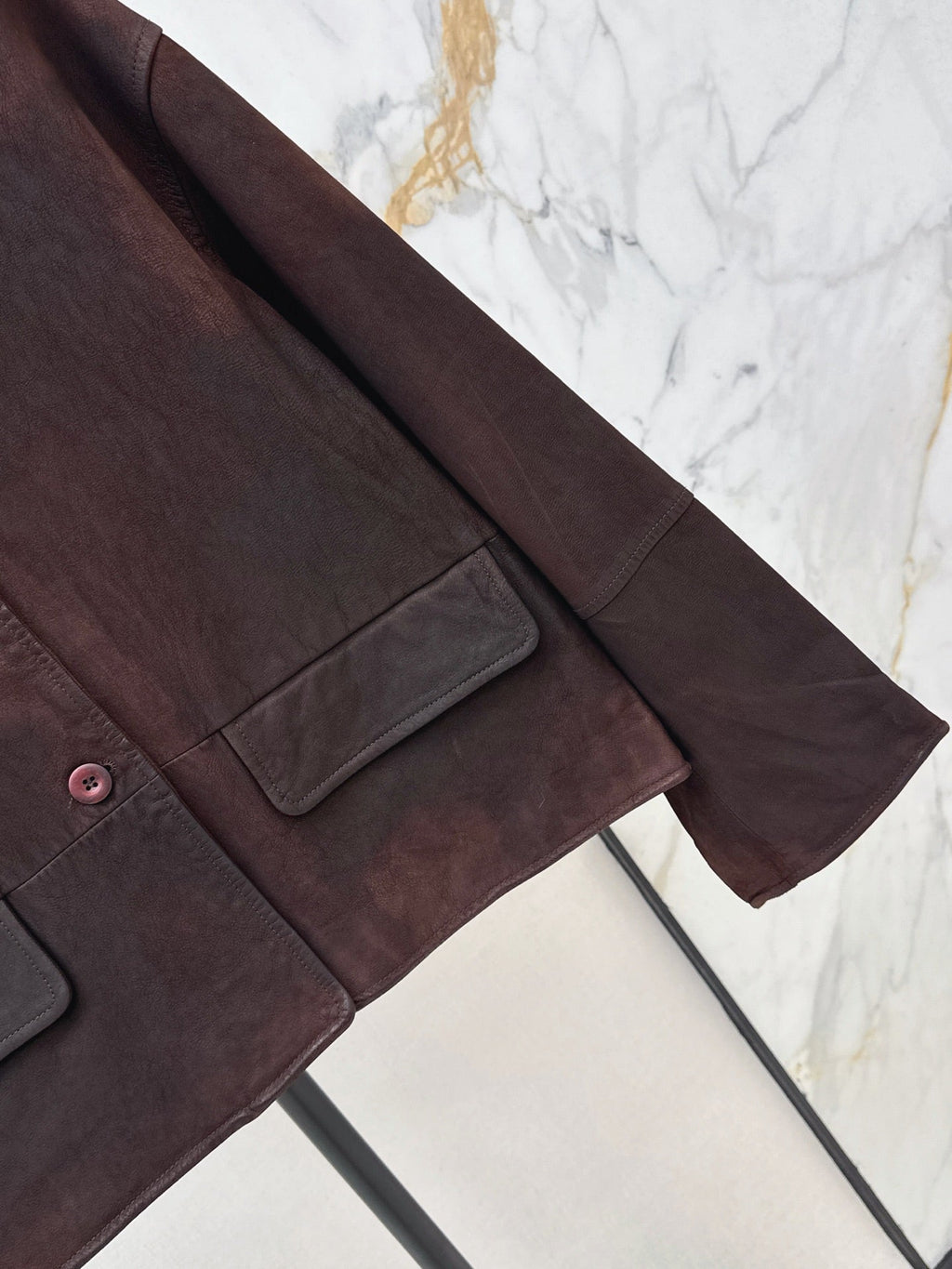 Hermès/26Ss Fall-Winter Latest Lambskin Jacket