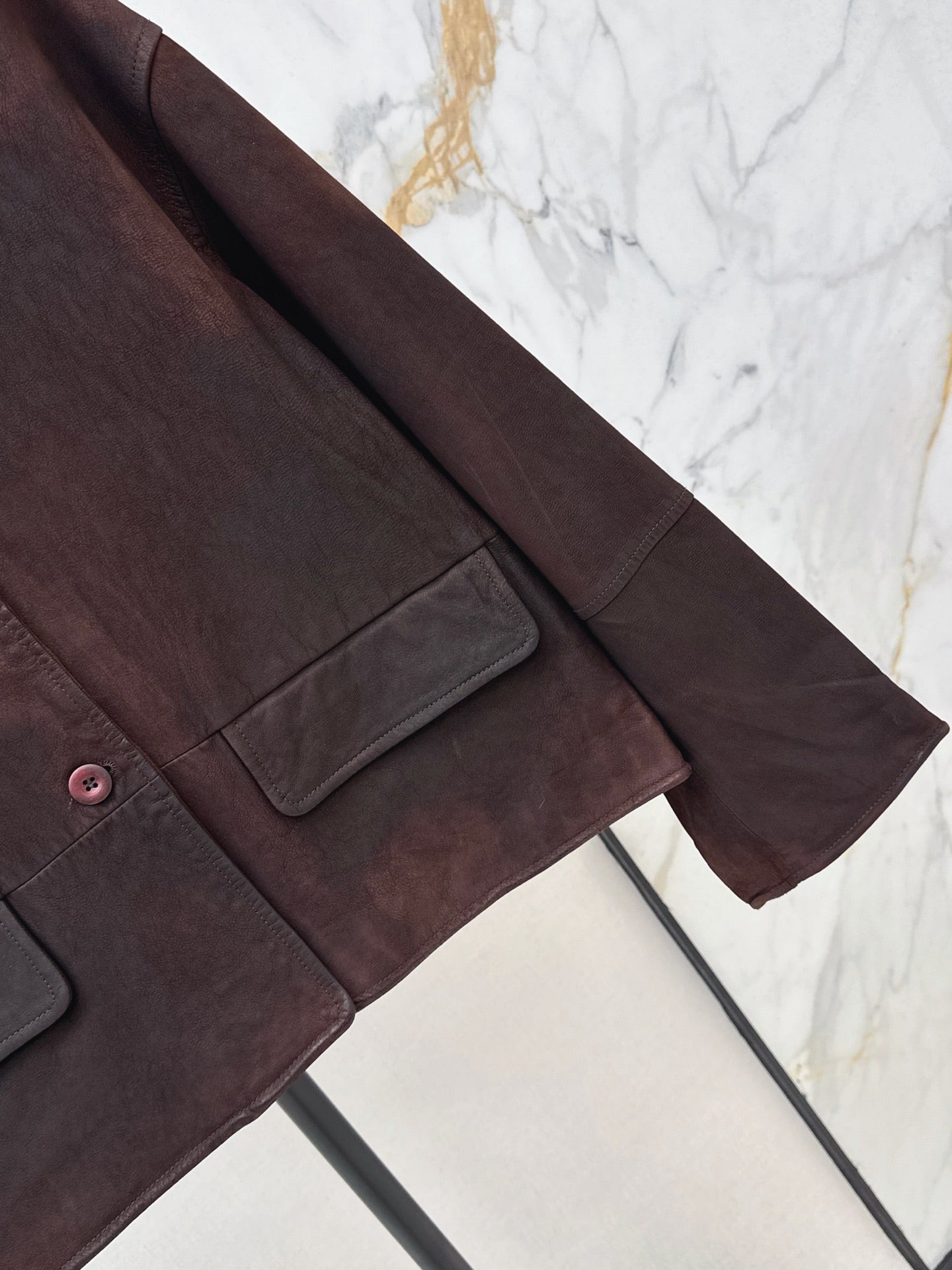 Hermès/26Ss Fall-Winter Latest Lambskin Jacket