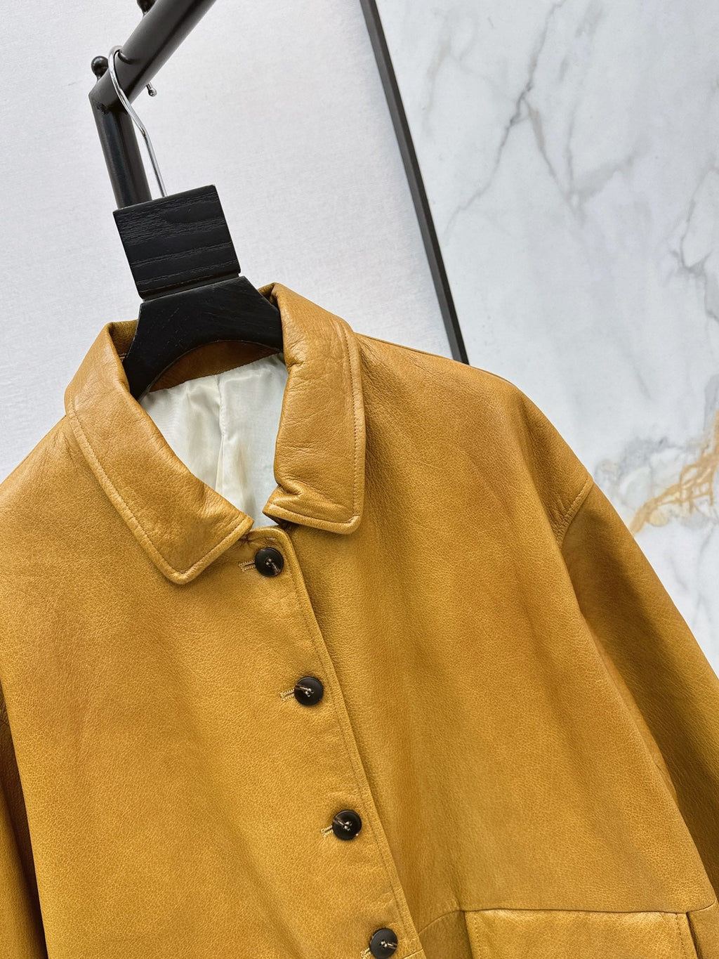 Hermès/26Ss Fall-Winter Latest Lambskin Jacket