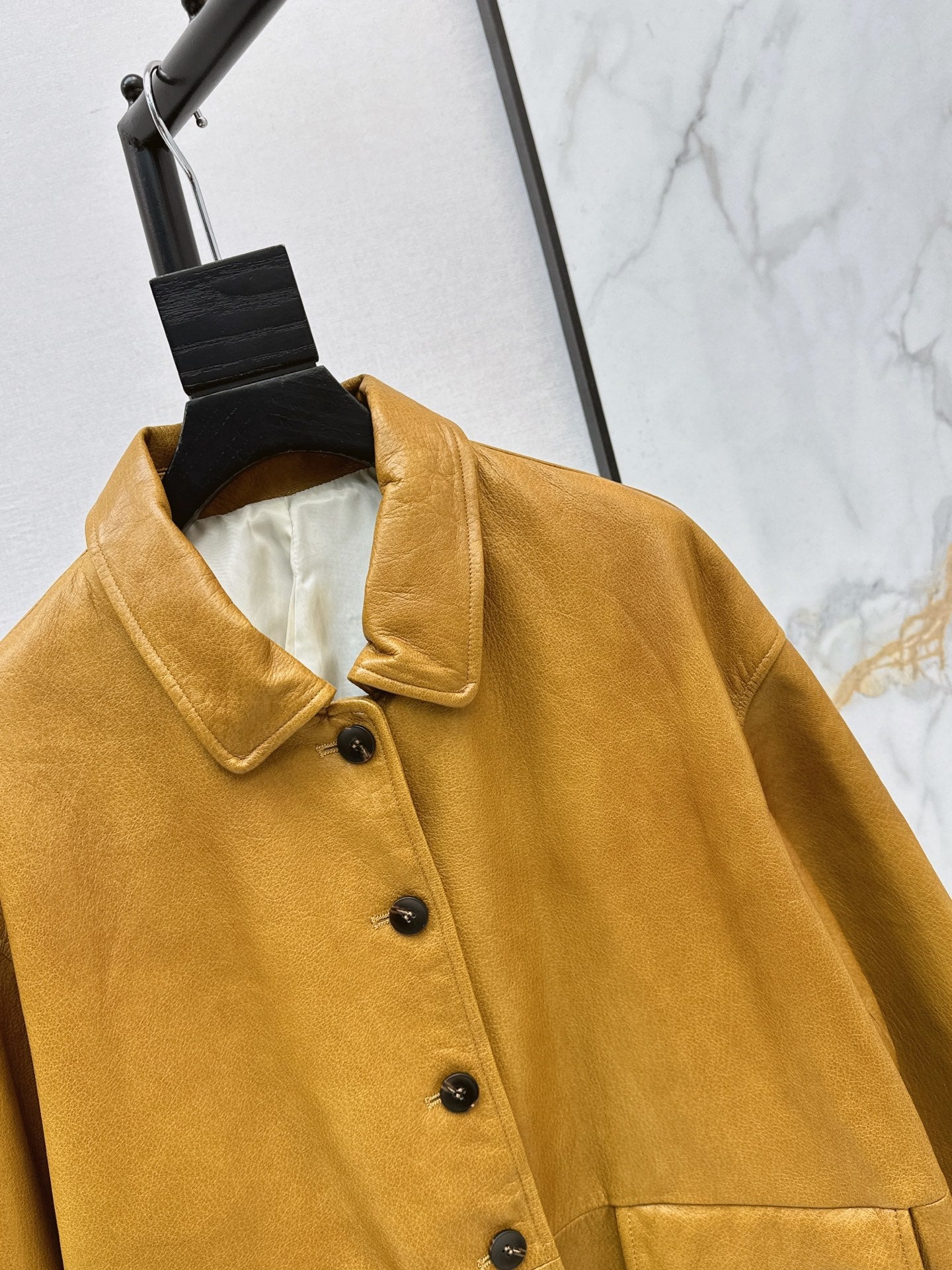 Hermès/26Ss Fall-Winter Latest Lambskin Jacket