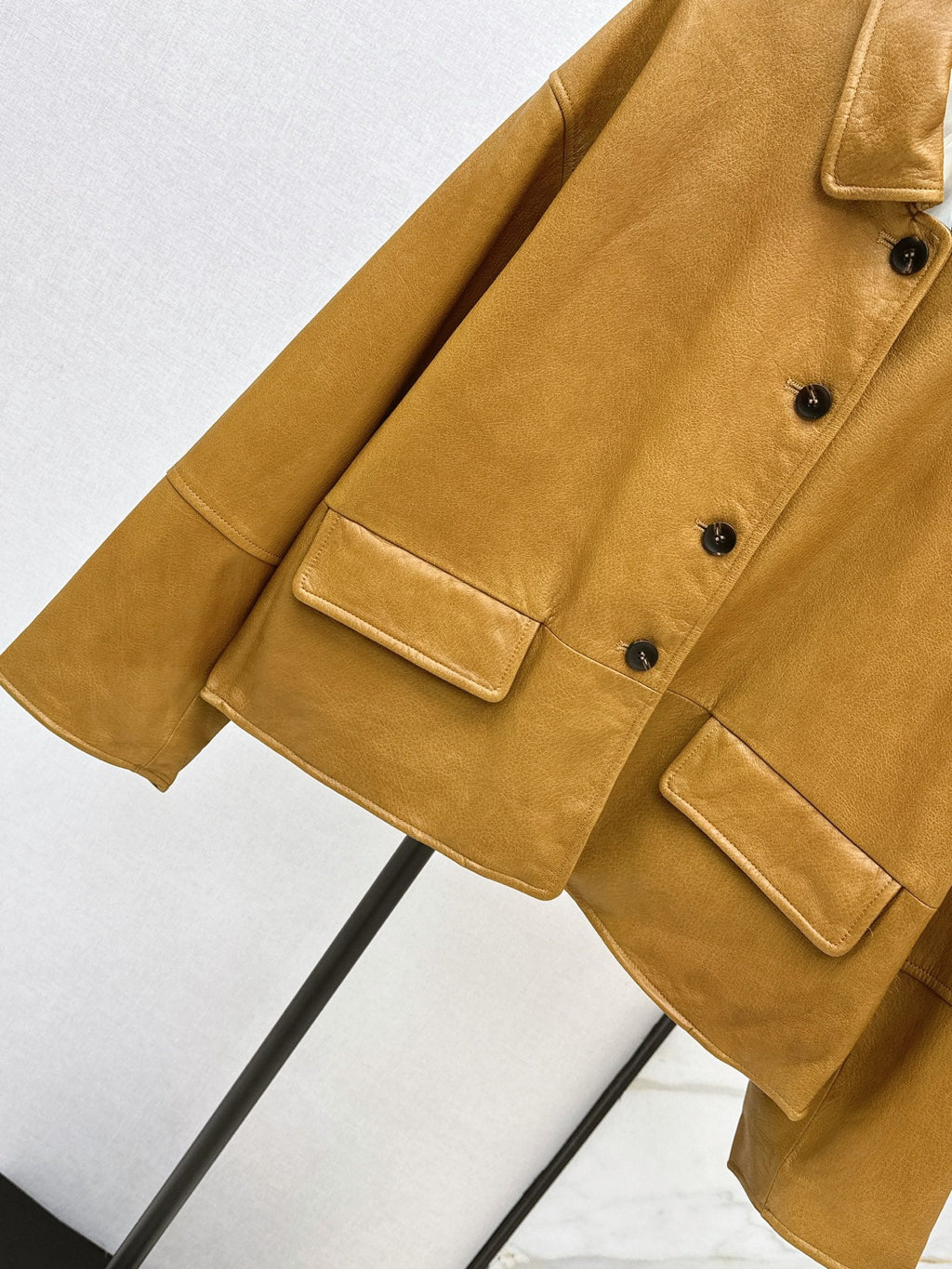 Hermès/26Ss Fall-Winter Latest Lambskin Jacket