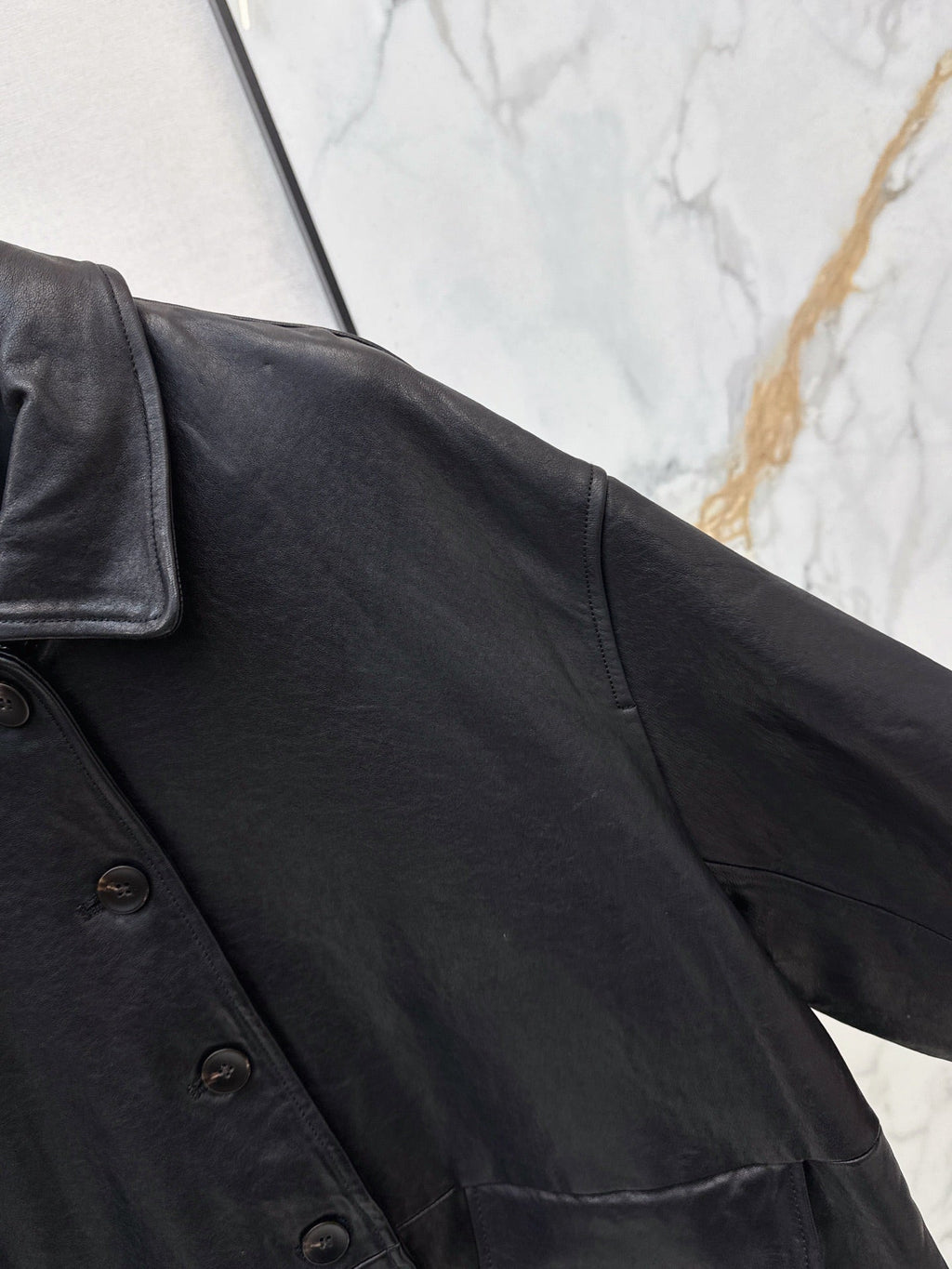 Hermès/26Ss Fall-Winter Latest Lambskin Jacket