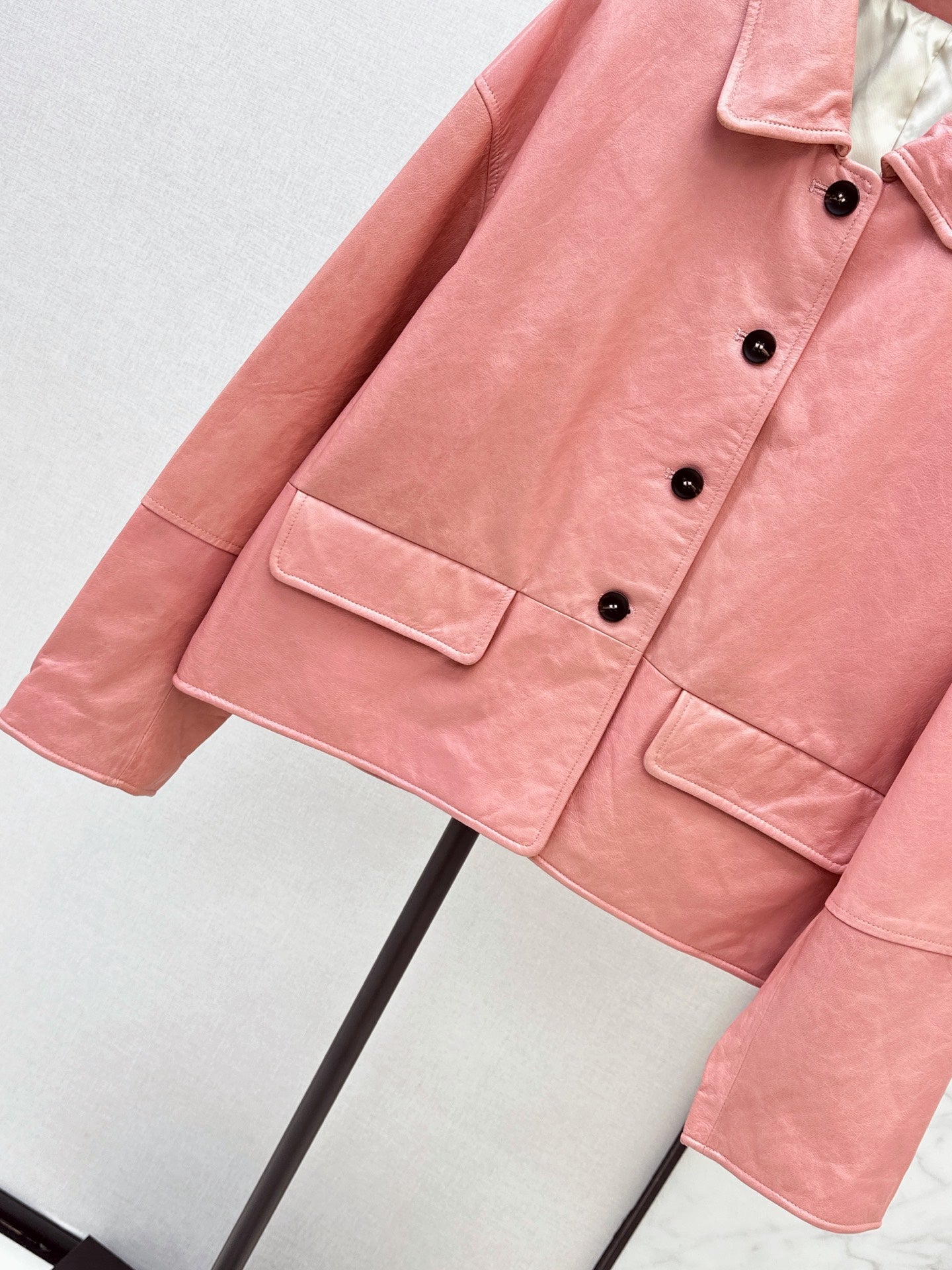 Hermès/26Ss Fall-Winter Latest Lambskin Jacket