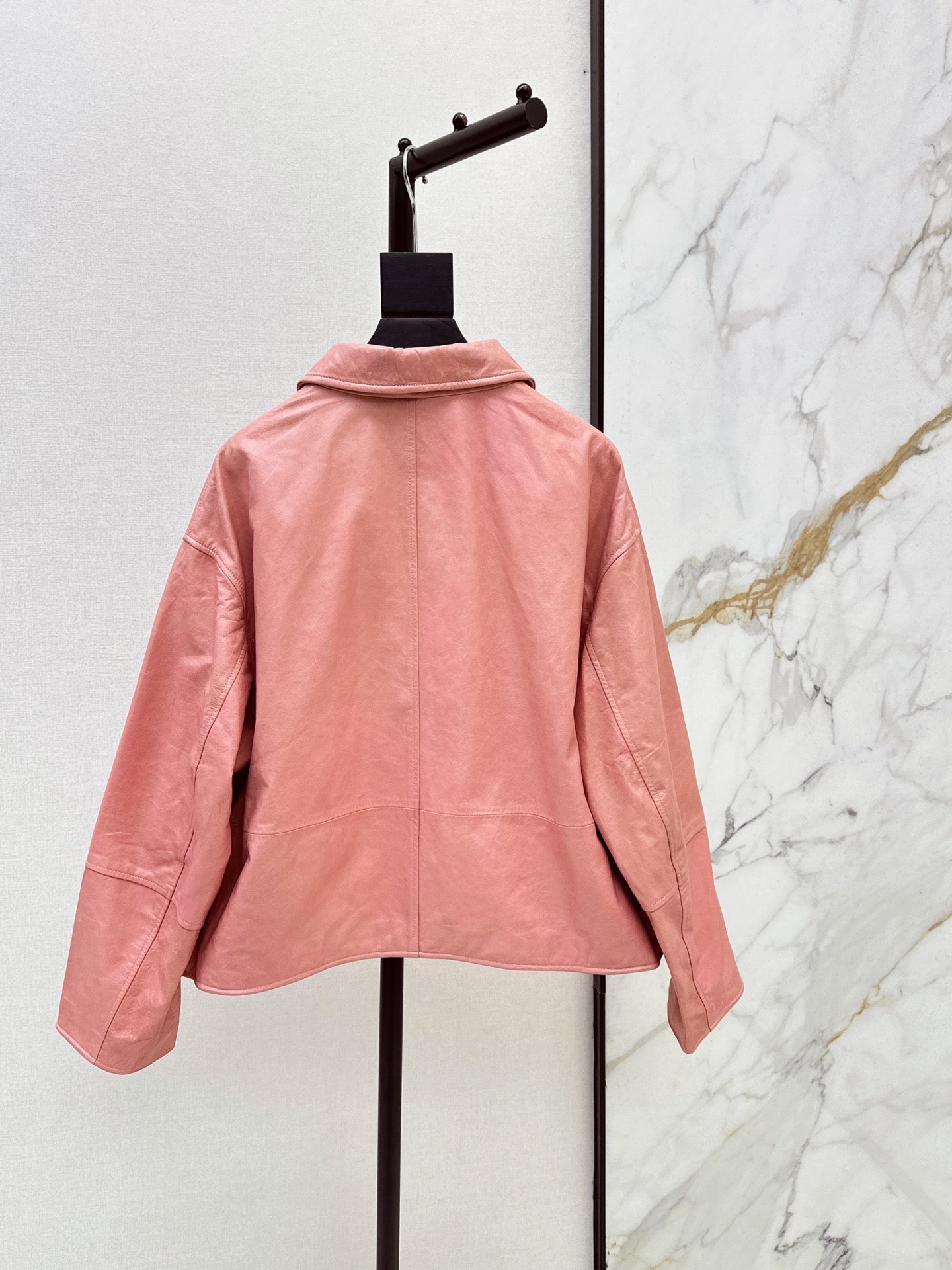 Hermès/26Ss Fall-Winter Latest Lambskin Jacket