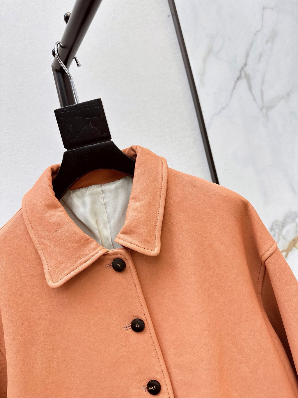 Hermès/26Ss Fall-Winter Latest Lambskin Jacket