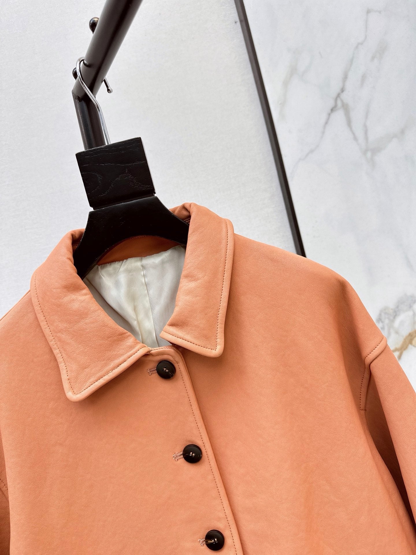 Hermès/26Ss Fall-Winter Latest Lambskin Jacket