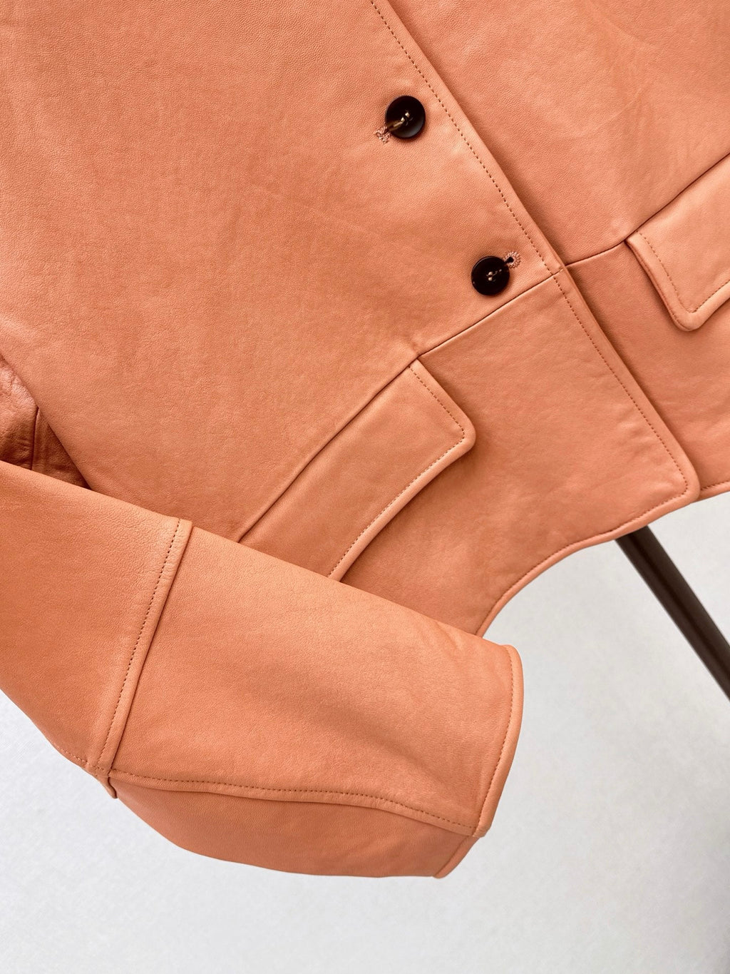 Hermès/26Ss Fall-Winter Latest Lambskin Jacket