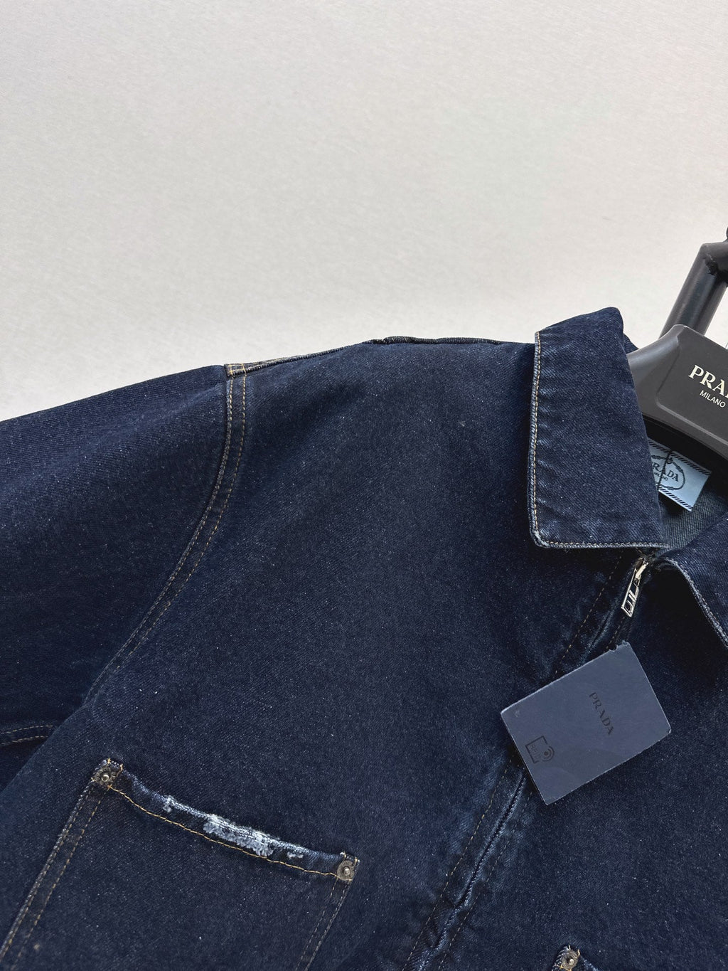 Prada/26Ss Early Autumn New Denim Jacket
