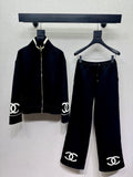 Casual matching set with a bold logo.