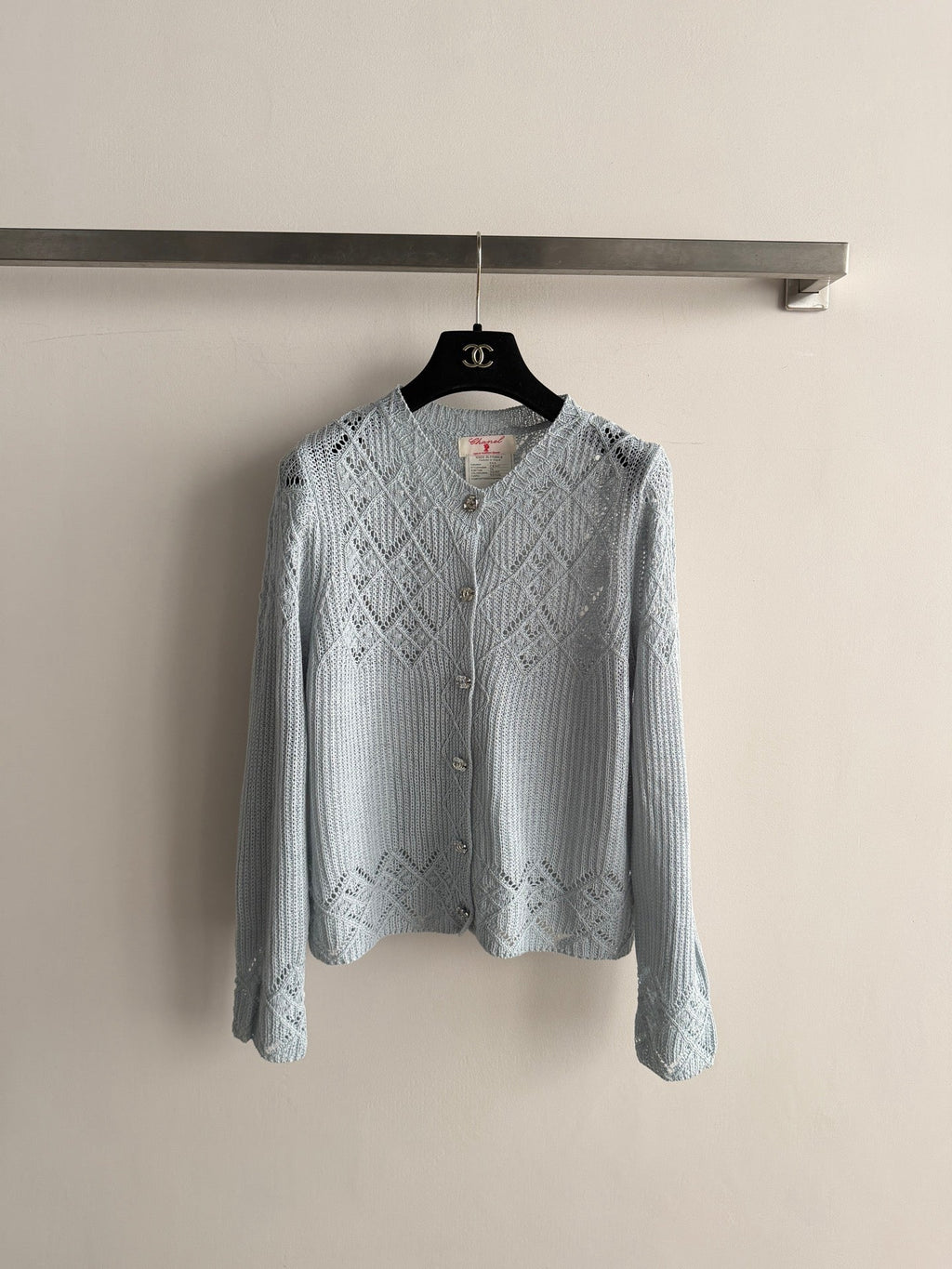 Early-Autumn Openwork Cardigan