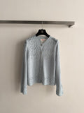 Early-Autumn Openwork Cardigan