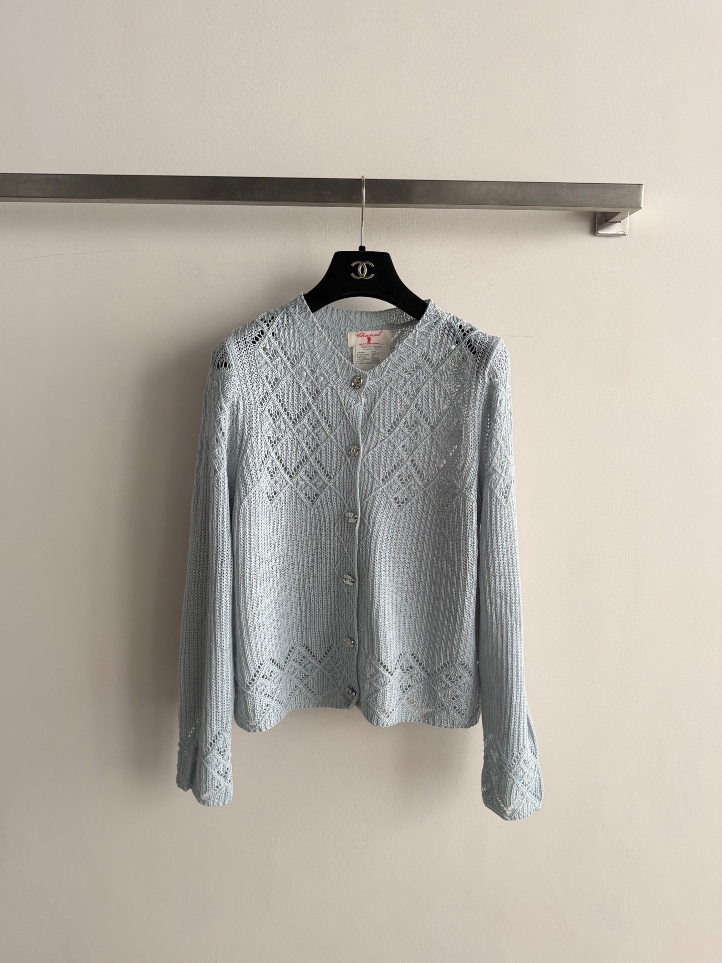 Early-Autumn Openwork Cardigan