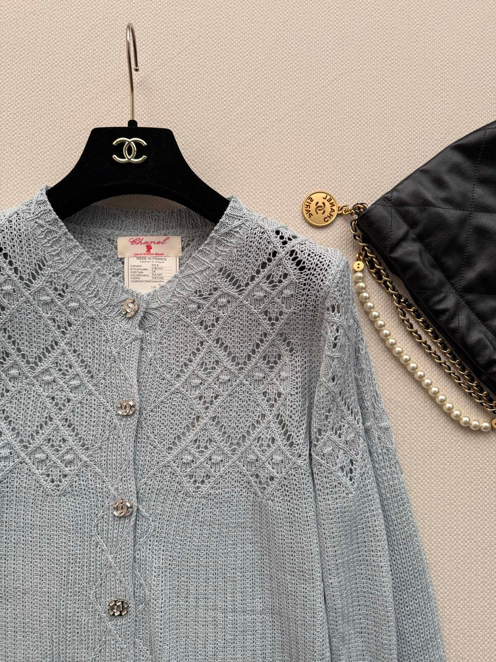 Early-Autumn Openwork Cardigan