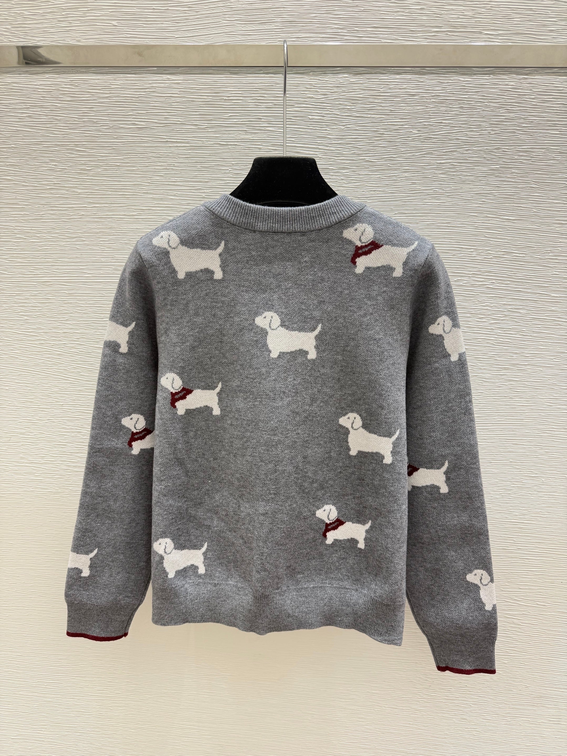 Thom Browne/26 New Puppy Knit Cardigan