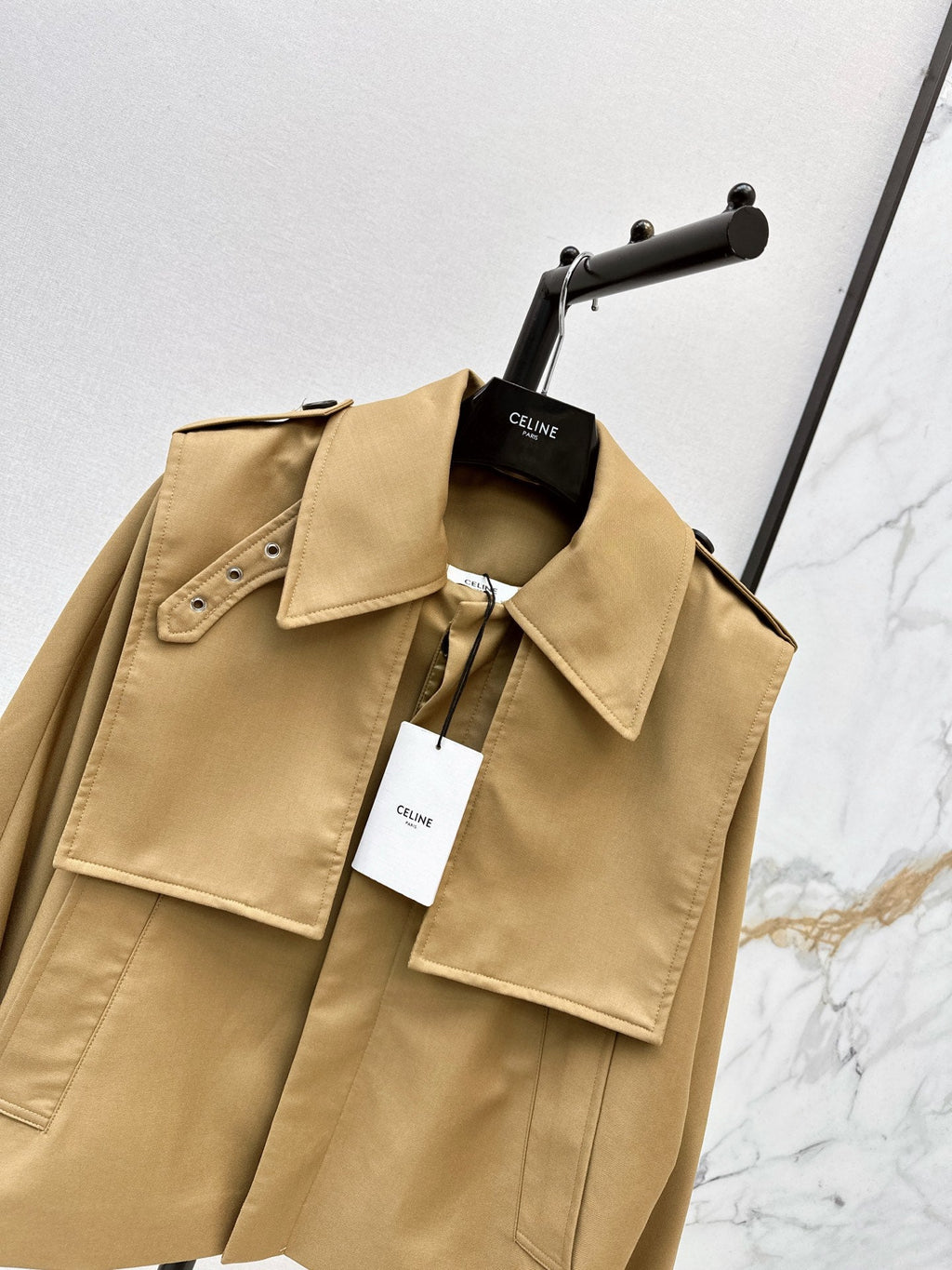 Celine/26 Autumn-Winter Latest Short Trench Coat