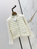 Brunello Cucinelli / 26 Fall-Winter Latest Wool Knit Patchwork Down Jacket