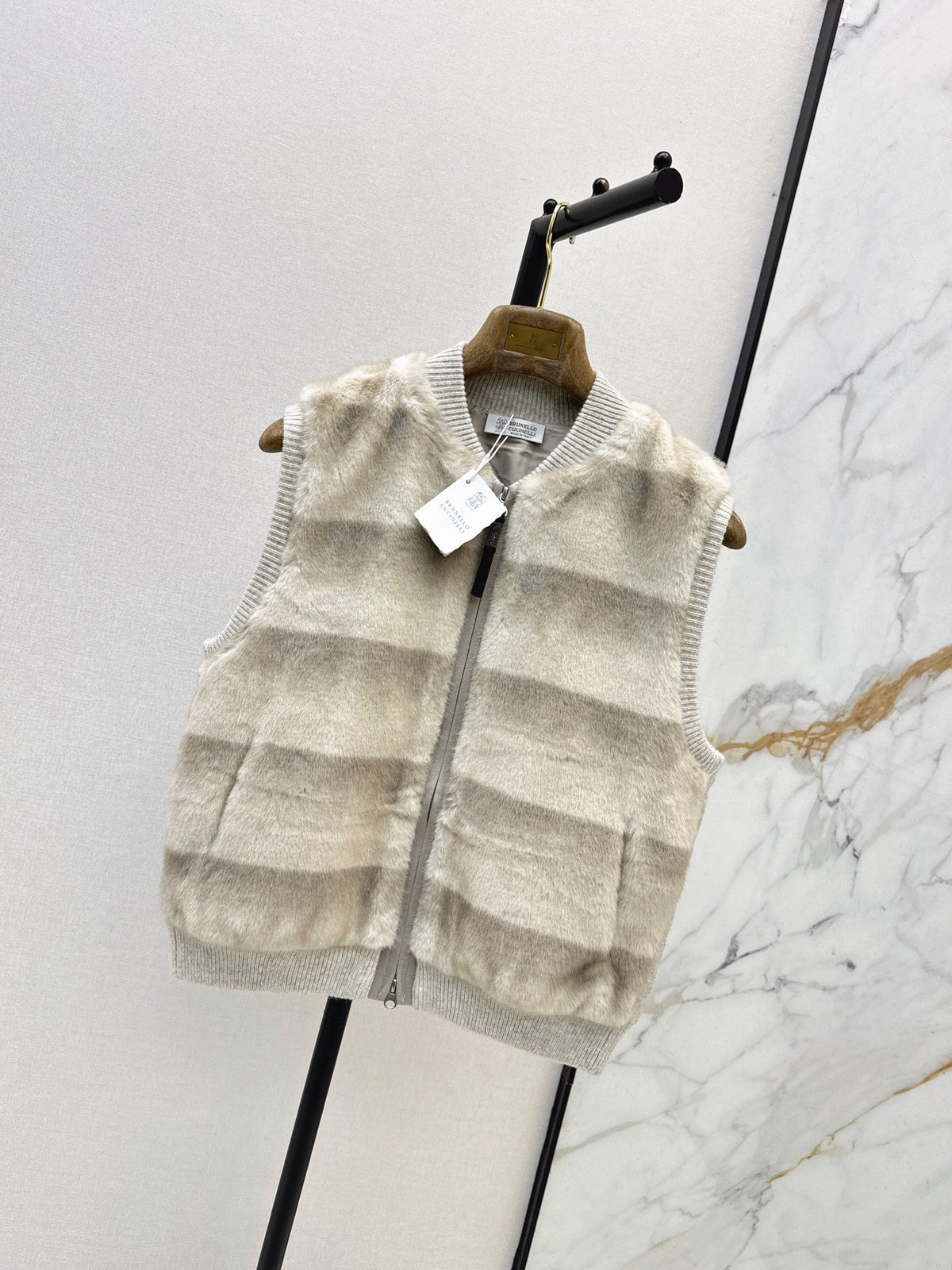 Brunello Cucinelli/26 Fall/Winter Latest Stand-Collar Vest