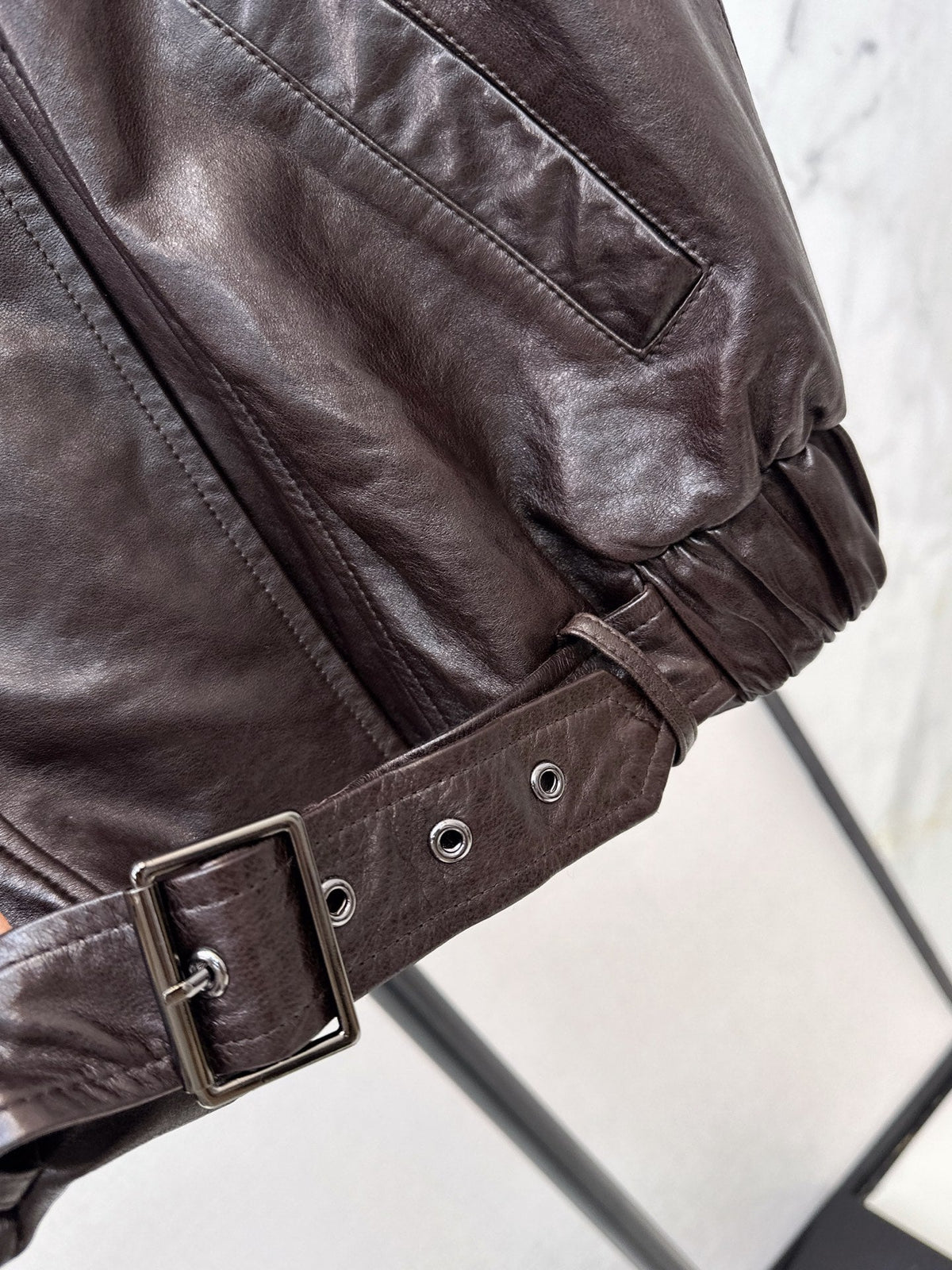 Yves Saint Laurent/26 Early Spring Latest Leather Vest