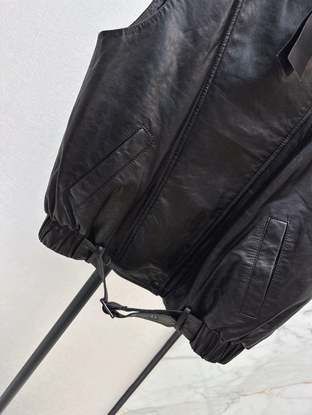 Yves Saint Laurent/26 Early Spring Latest Leather Vest