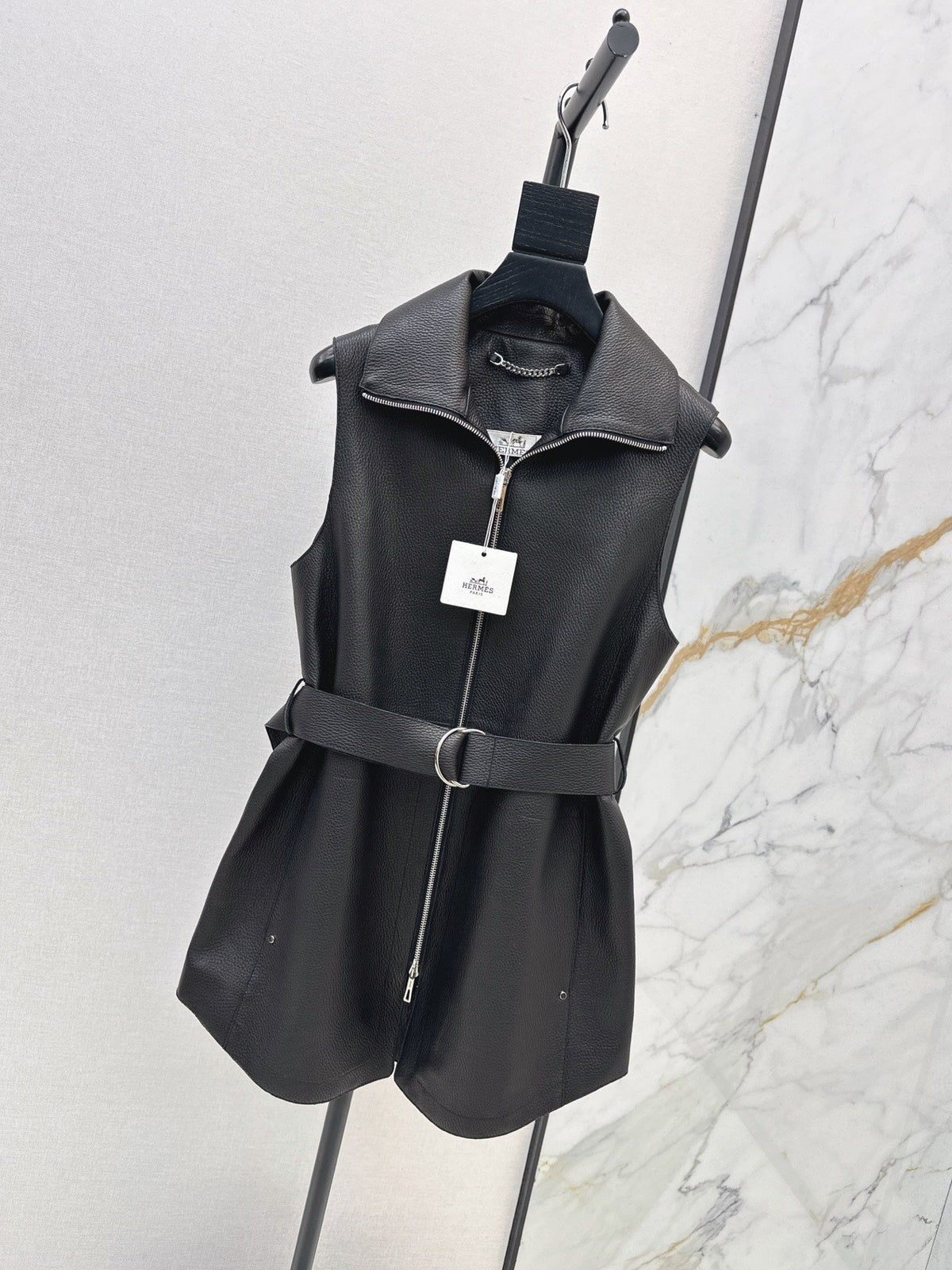 Hermès/26 Early Autumn Latest Genuine Leather Vest
