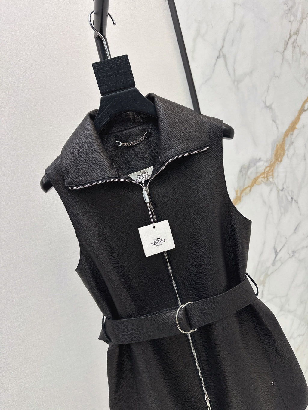 Hermès/26 Early Autumn Latest Genuine Leather Vest