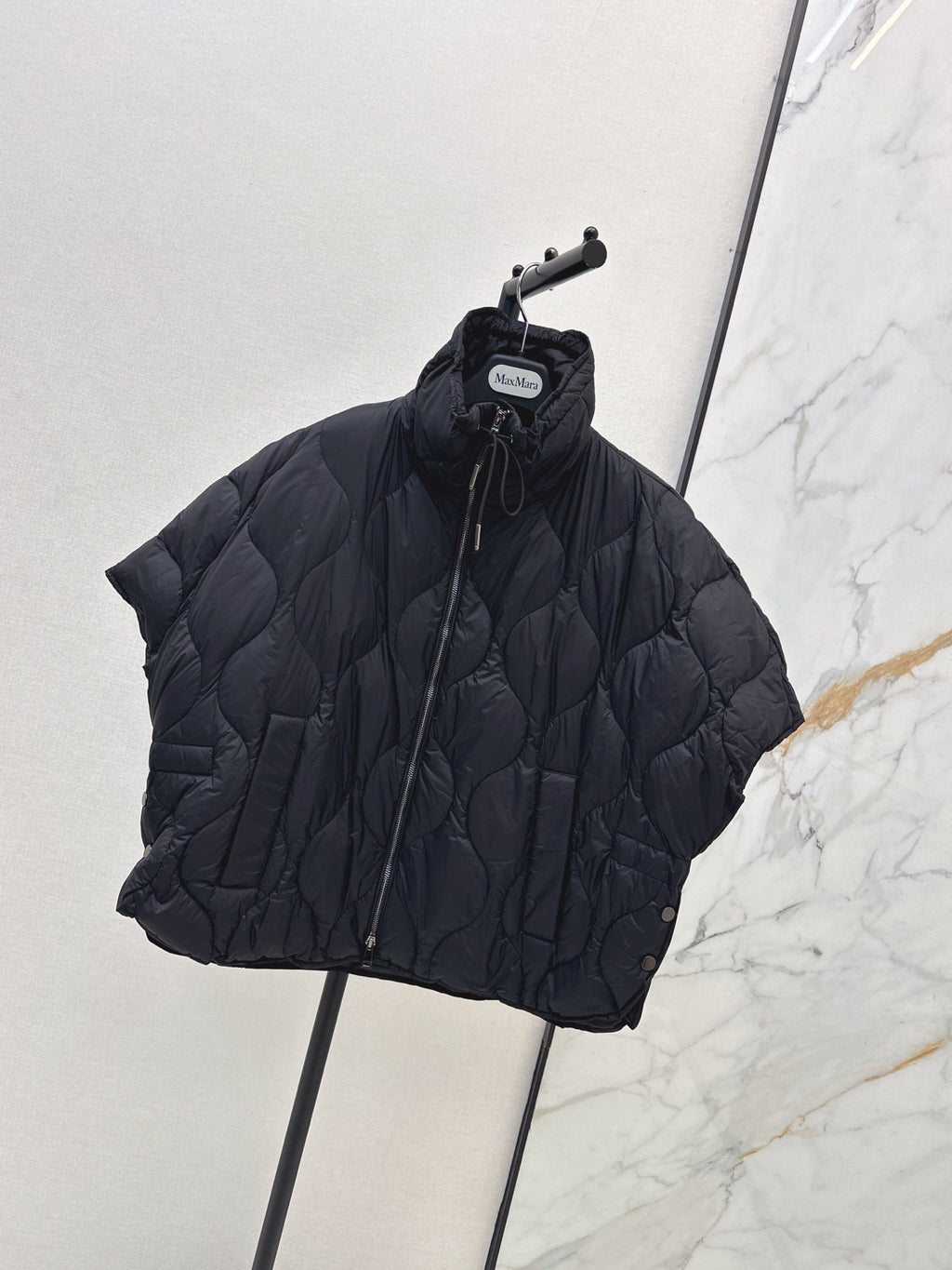 Max Mara/26 Fall and Winter Latest Cape-Style Stand Collar Down Jacket