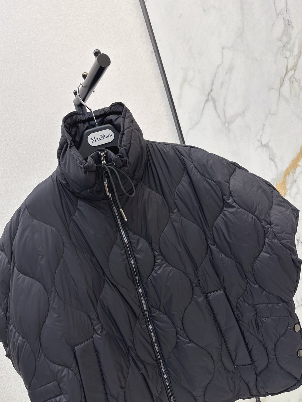 Max Mara/26 Fall and Winter Latest Cape-Style Stand Collar Down Jacket