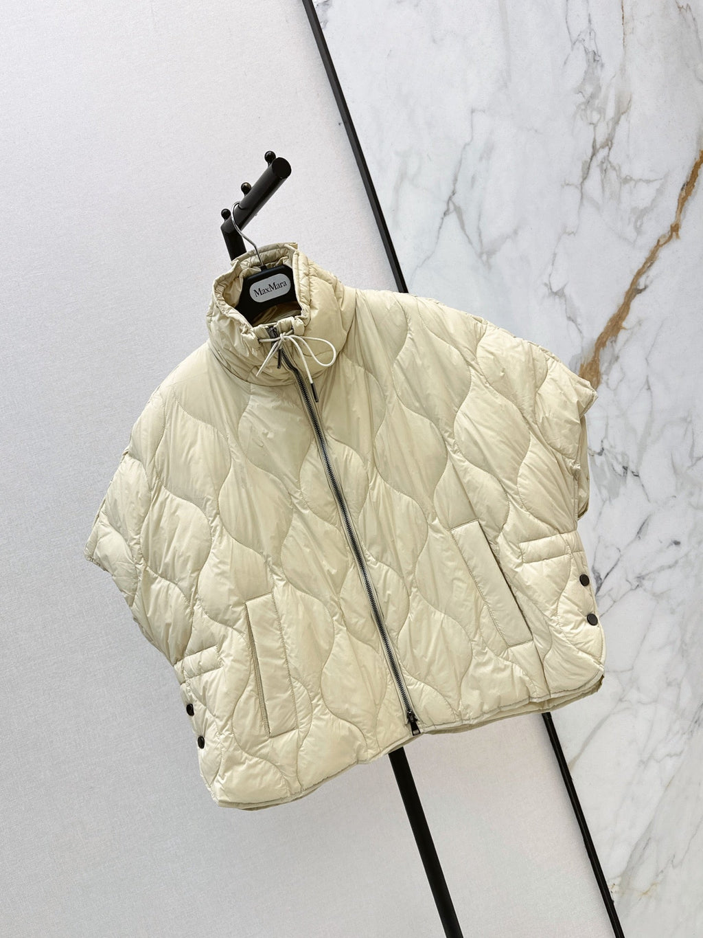 Max Mara/26 Fall and Winter Latest Cape-Style Stand Collar Down Jacket
